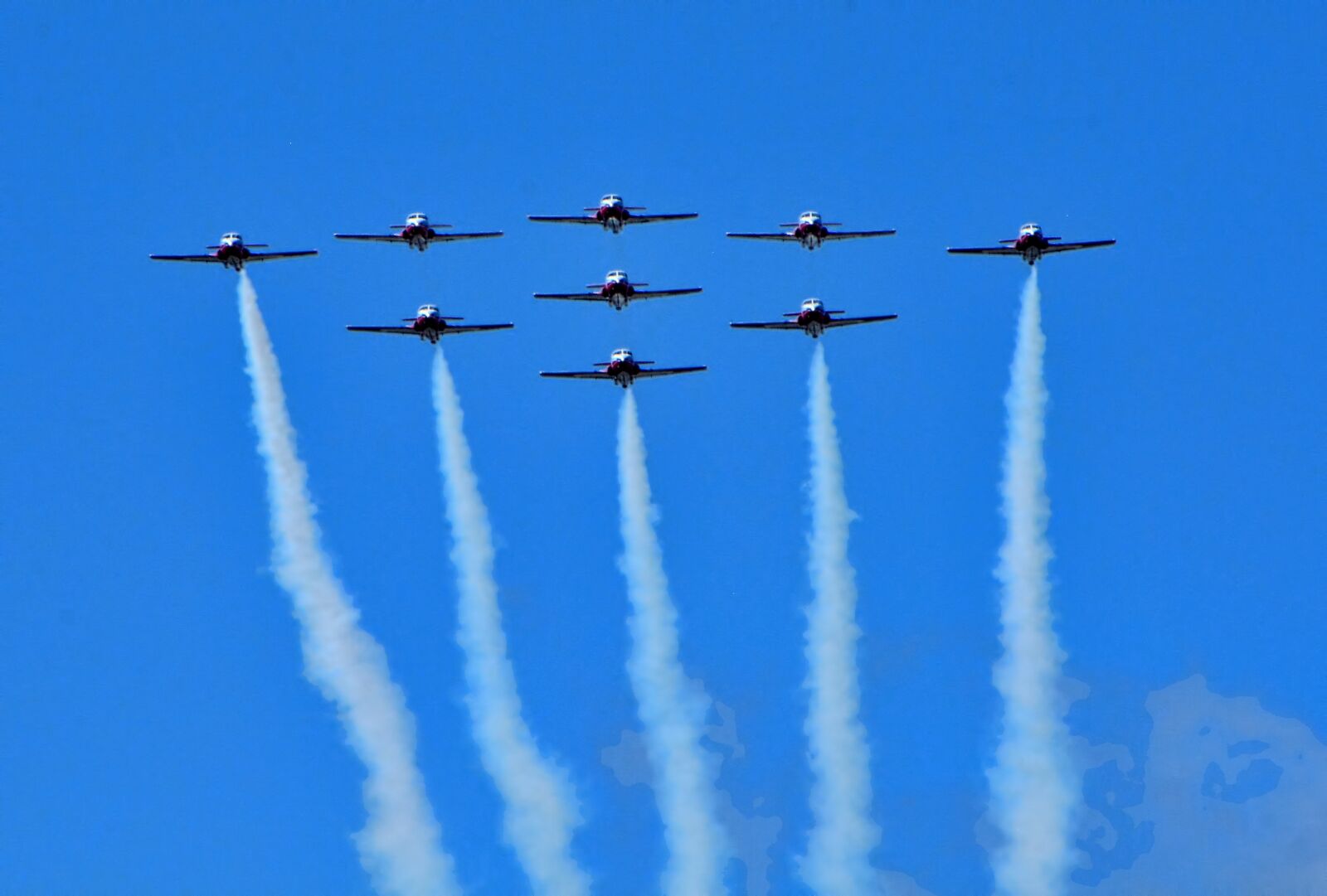 Nikon D7100 sample photo. Snowbirds, royal canadian air photography