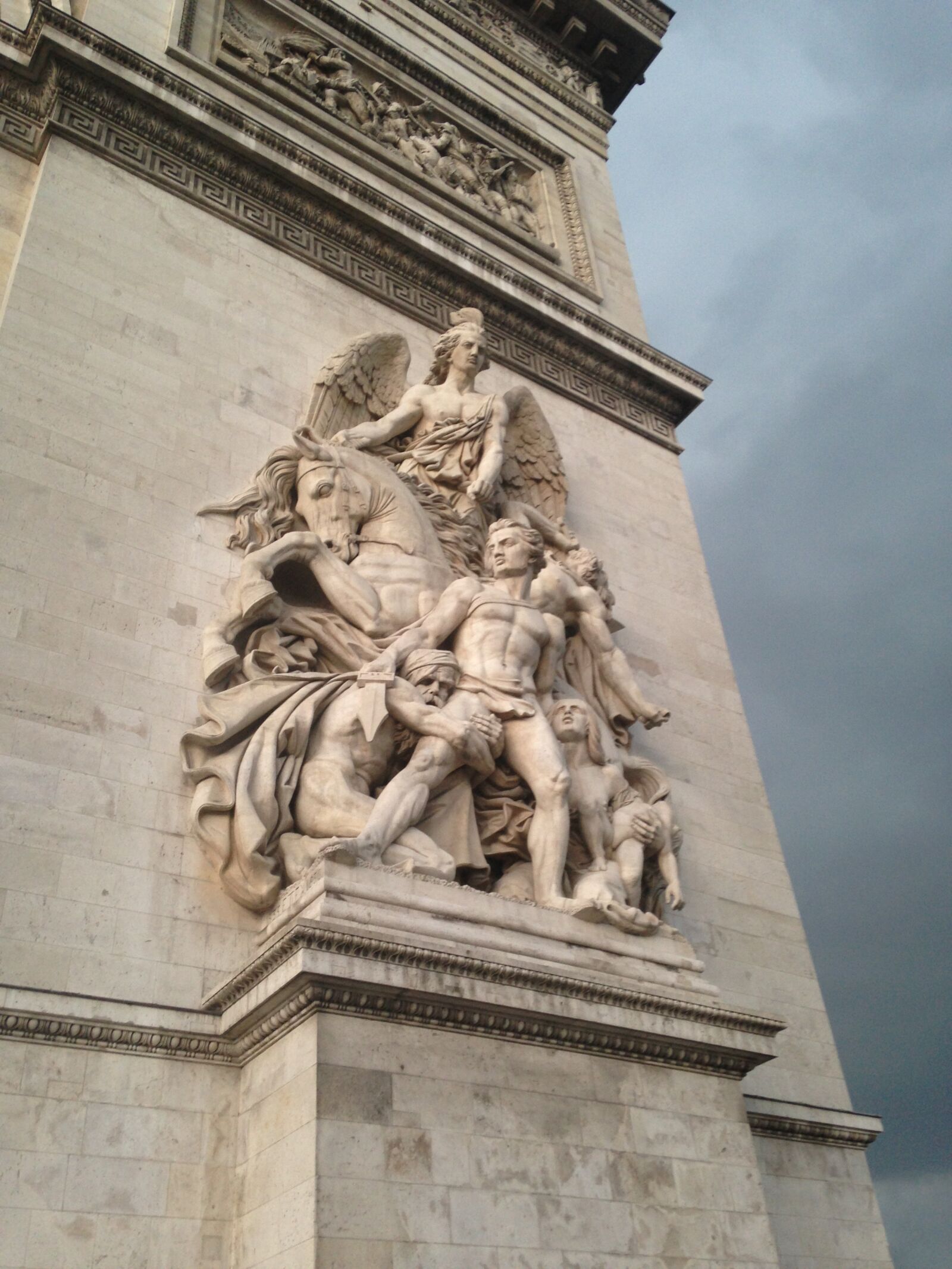 Apple iPhone 5 sample photo. Paris, arc de, art photography