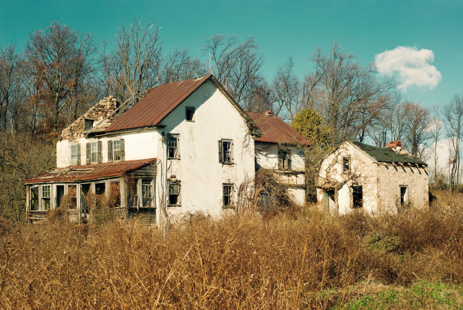 Nikon D80 sample photo. Farm, abandoned, ruin photography