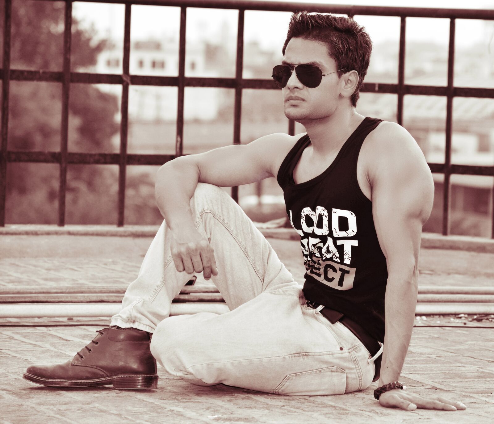 Nikon D5200 sample photo. Sitting, pose, portrait photography
