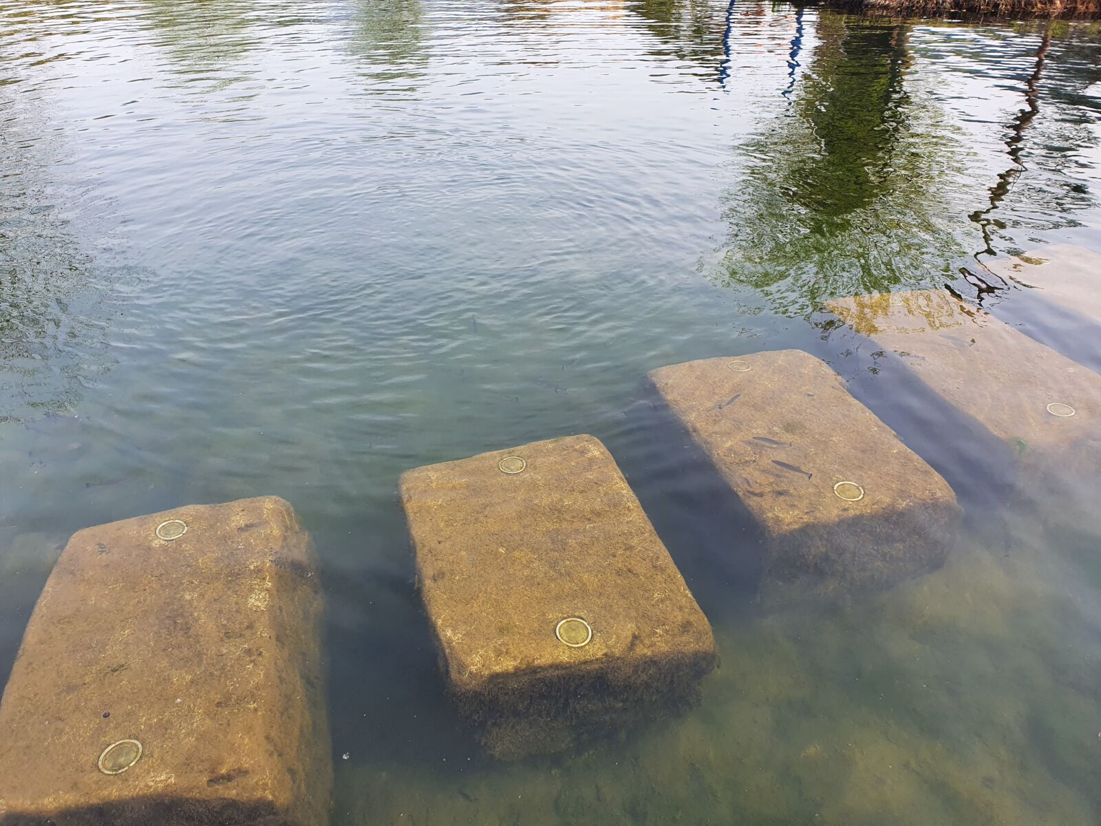 Samsung Galaxy S10 sample photo. Stepping-stone, park, lake photography