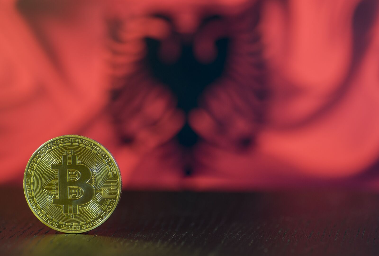 Nikon D90 sample photo. Flag, bitcoin, btc photography