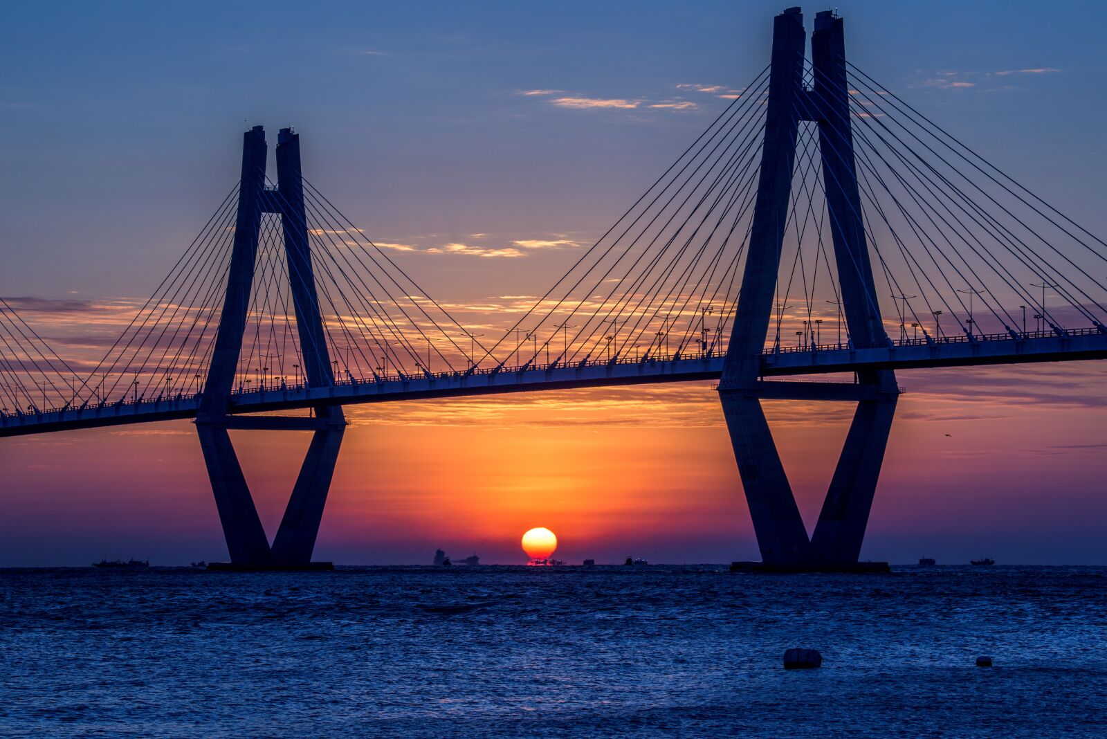 Nikon D810 sample photo. Sunrise, landscape, bridge photography