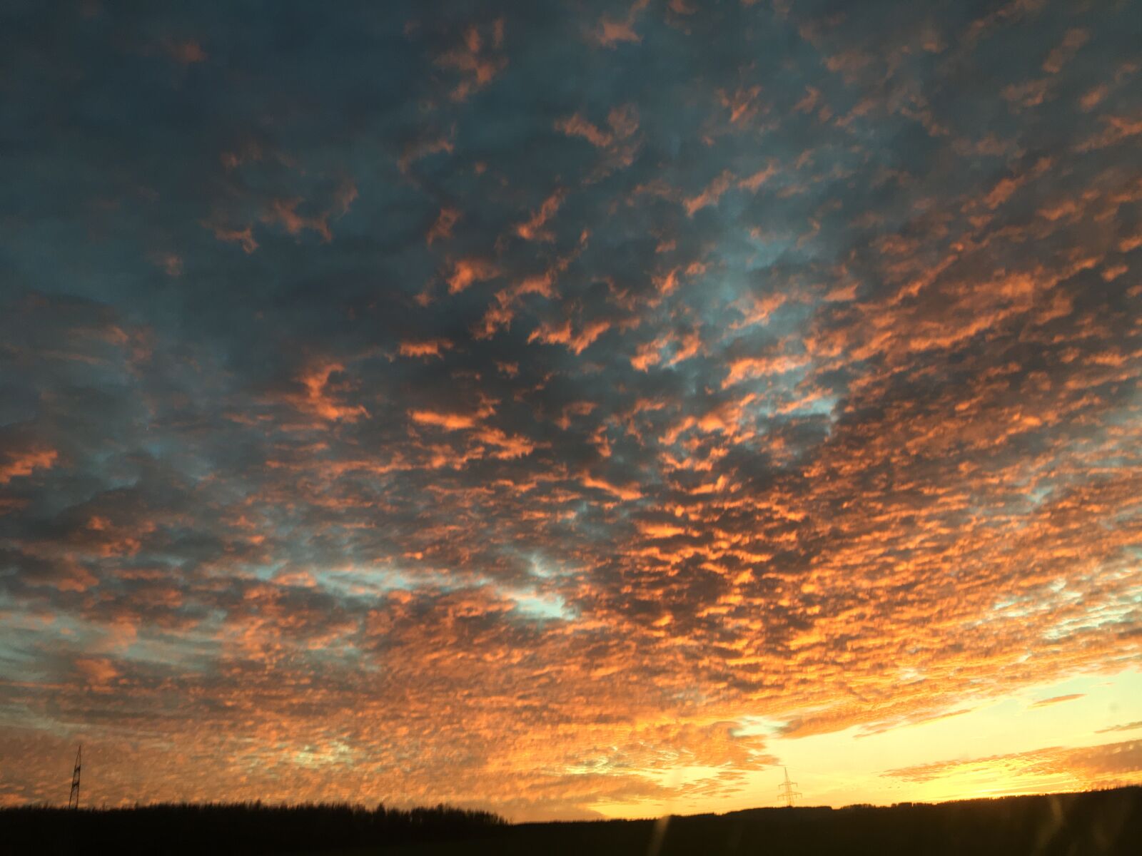 Apple iPhone 6s sample photo. Sunset, evening, sky photography