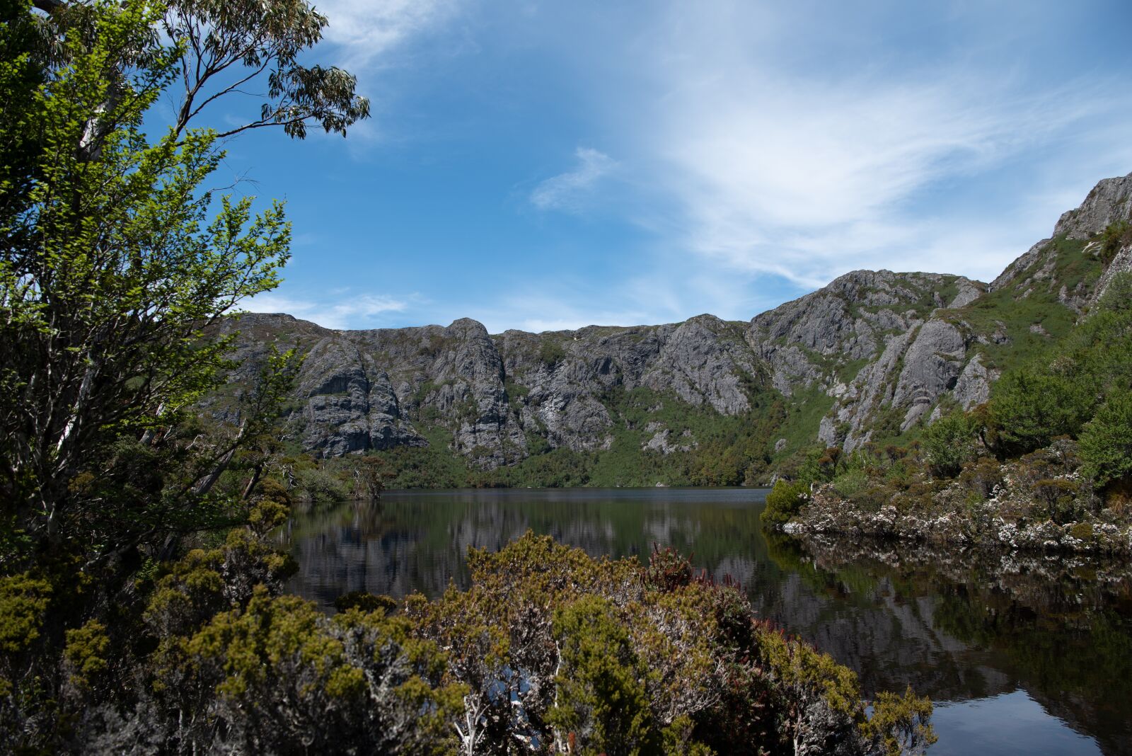 Nikon D750 sample photo. Crater lake, tasmania, cradle photography