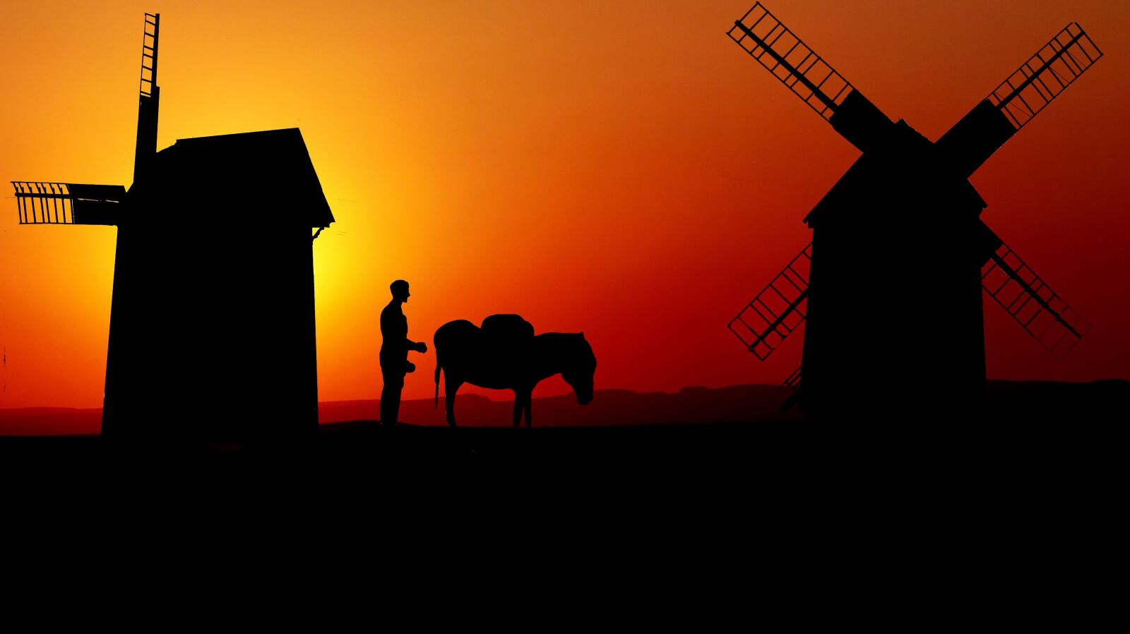 Panasonic Lumix DMC-FZ200 sample photo. Sunset, wind mill, meunier photography
