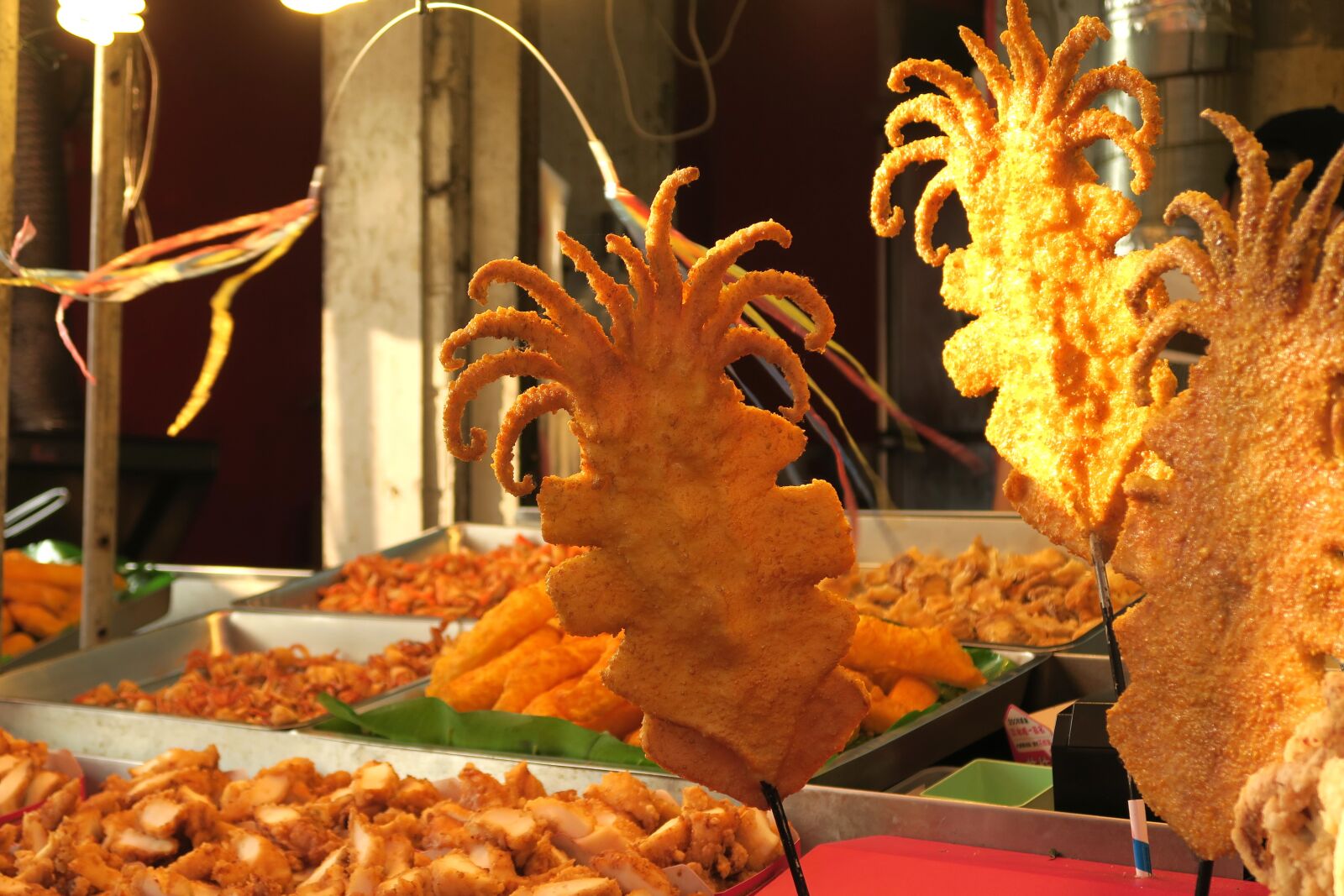 Canon PowerShot G7 X sample photo. Fried, deep-fried, squid photography