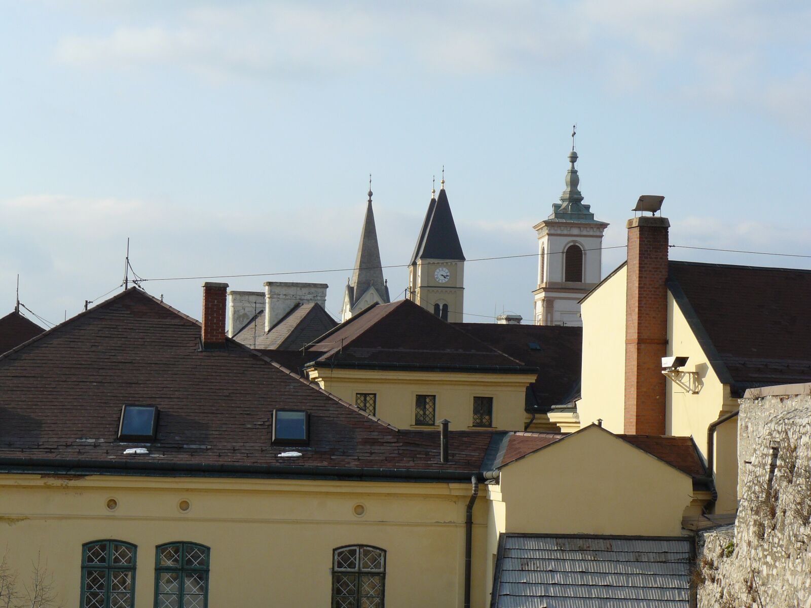 Panasonic DMC-FZ8 sample photo. Veszprém, panorama, old photography