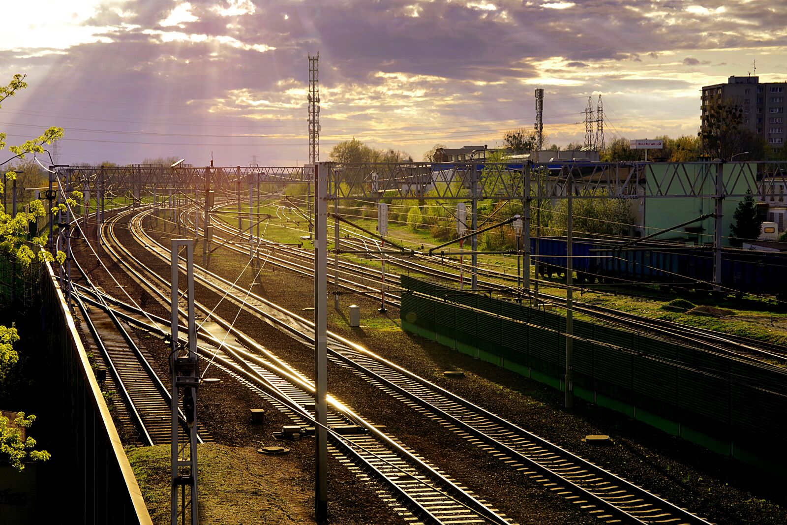 Pentax K-S2 sample photo. Railway, iron, rails photography