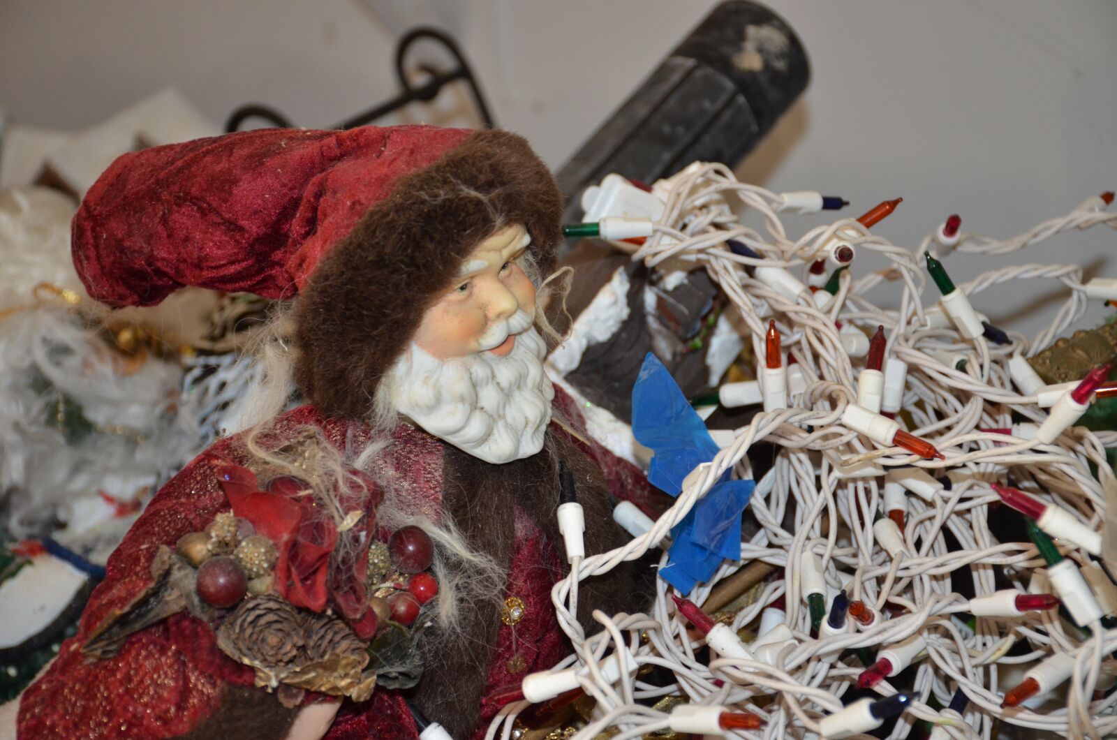 Nikon D7000 sample photo. Christmas, santa, lights photography
