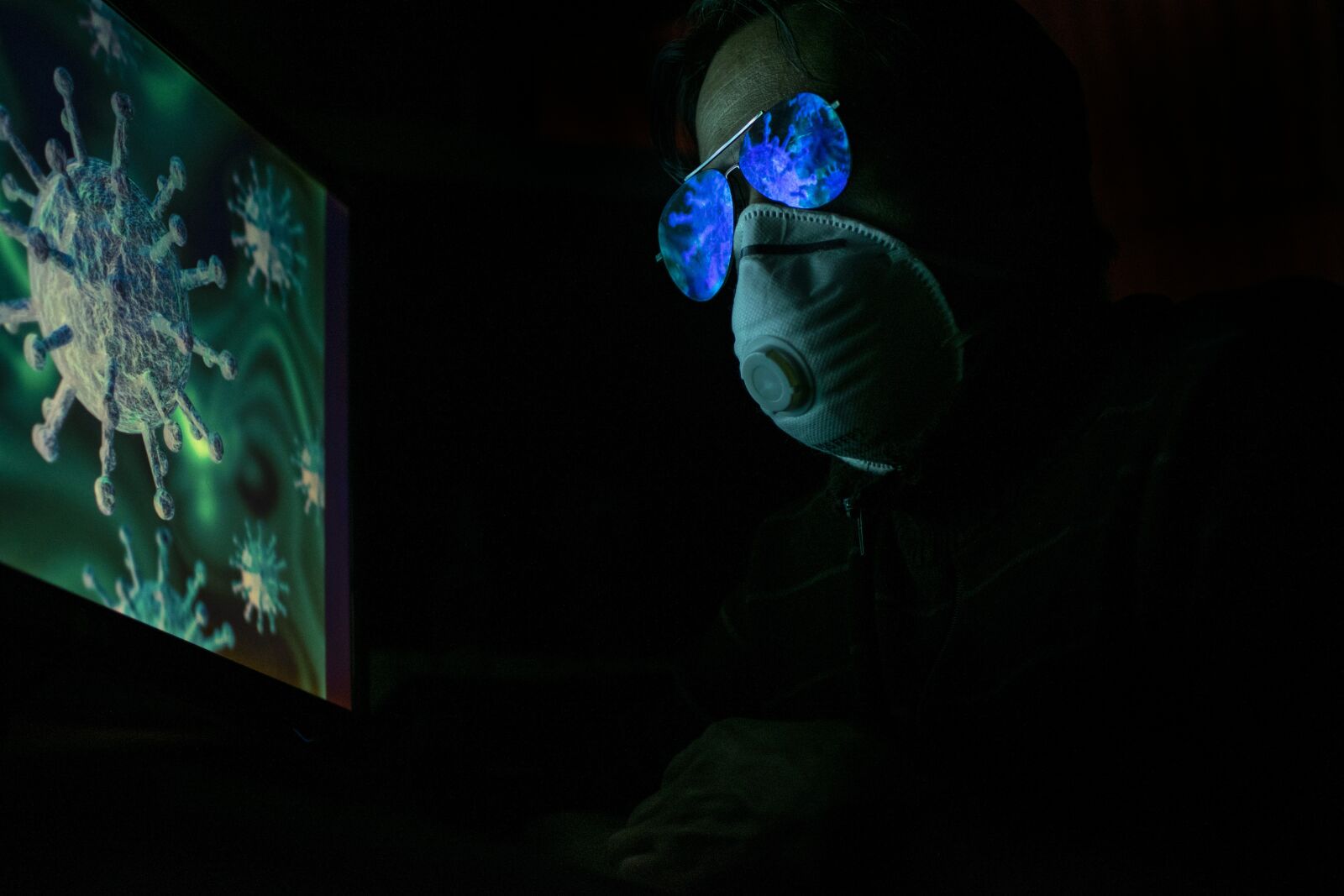 Nikon D3300 sample photo. Covid-19, coronavirus, neon photography