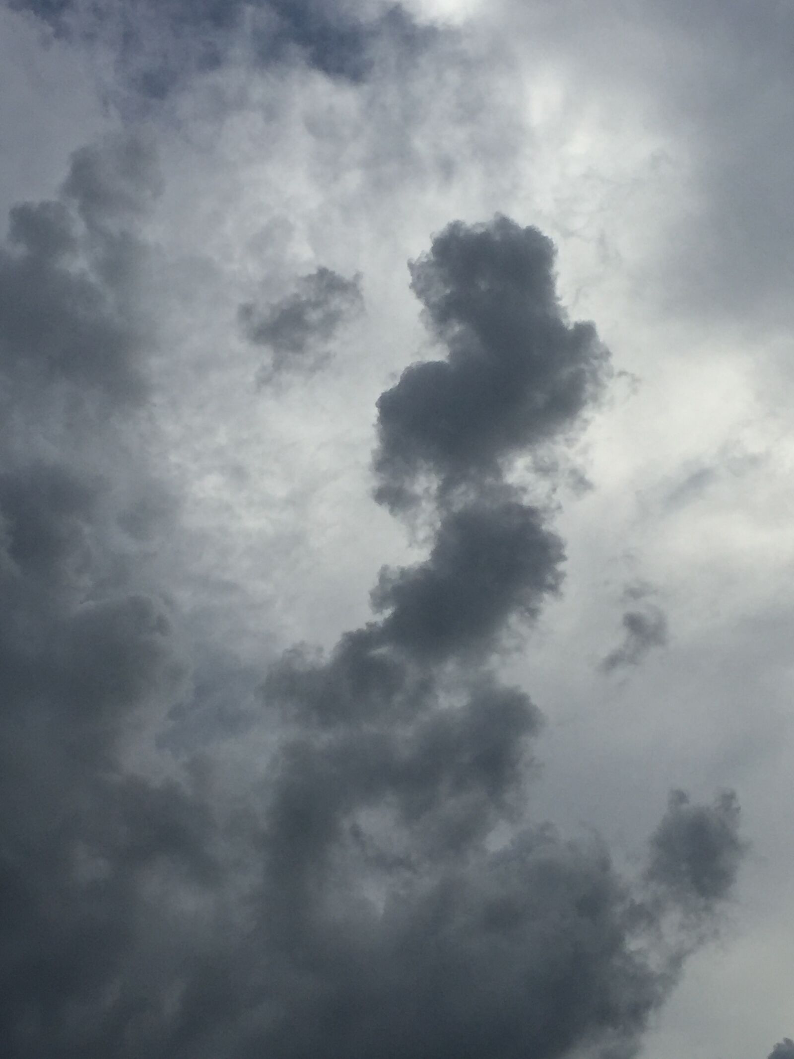 iPhone 6 Plus back camera 4.15mm f/2.2 sample photo. Rain clouds, dark skies photography