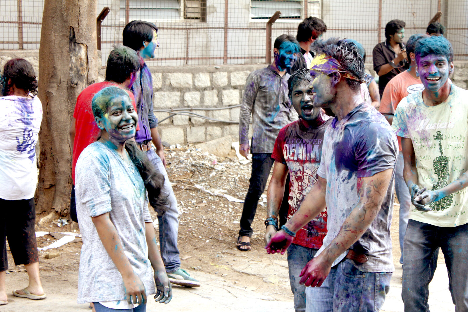 Canon EOS 60D sample photo. Holi, celebration photography