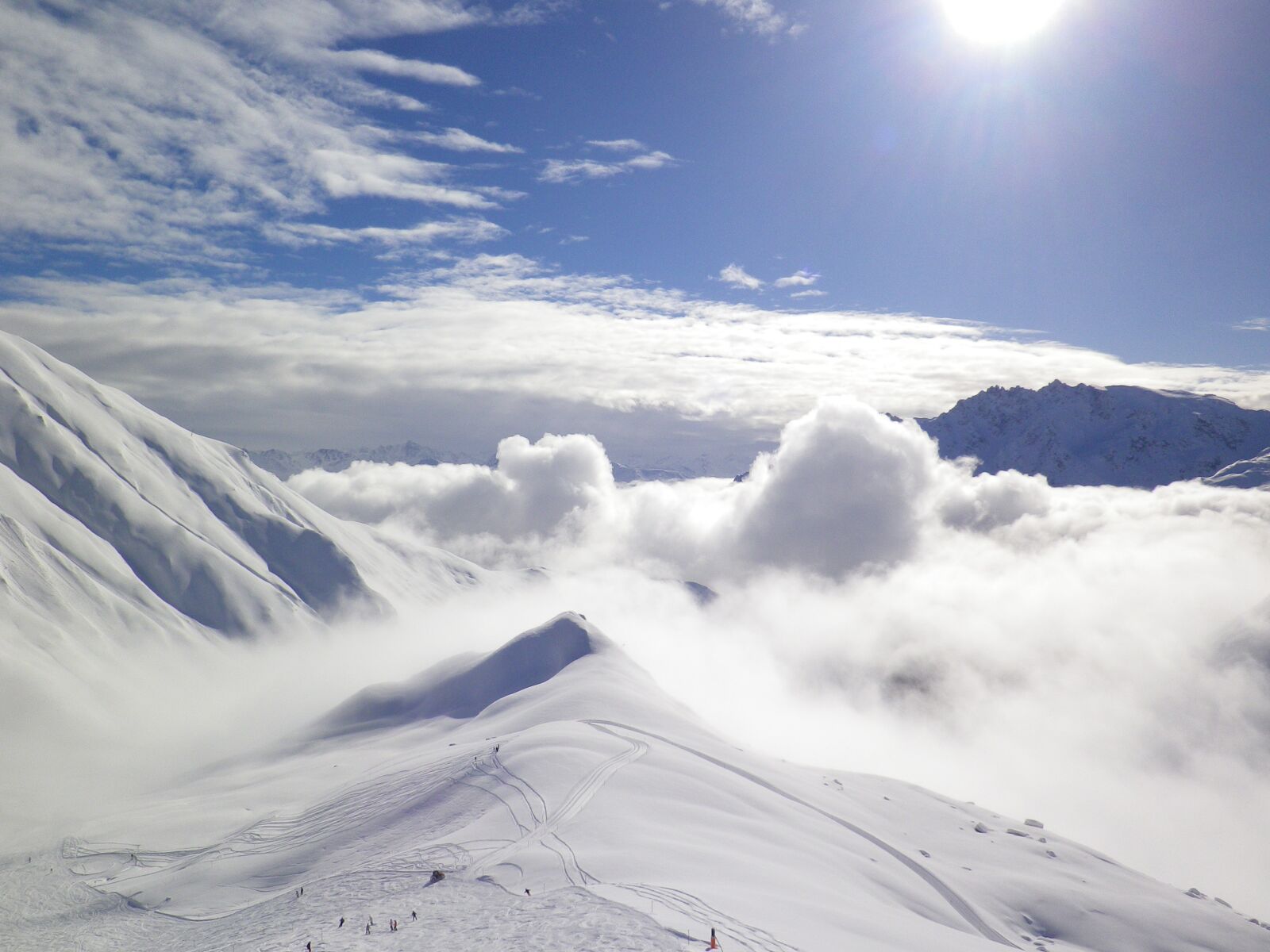 Pentax Optio RZ10 sample photo. Ischgl, alpine, snow photography