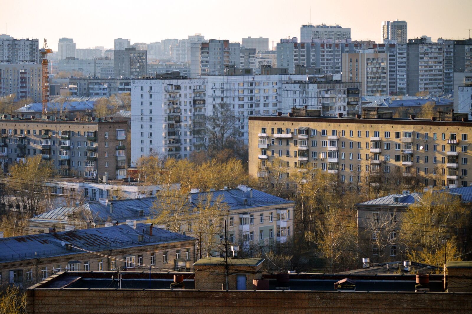 Nikon D3200 sample photo. Moscow, russia, rooftops photography