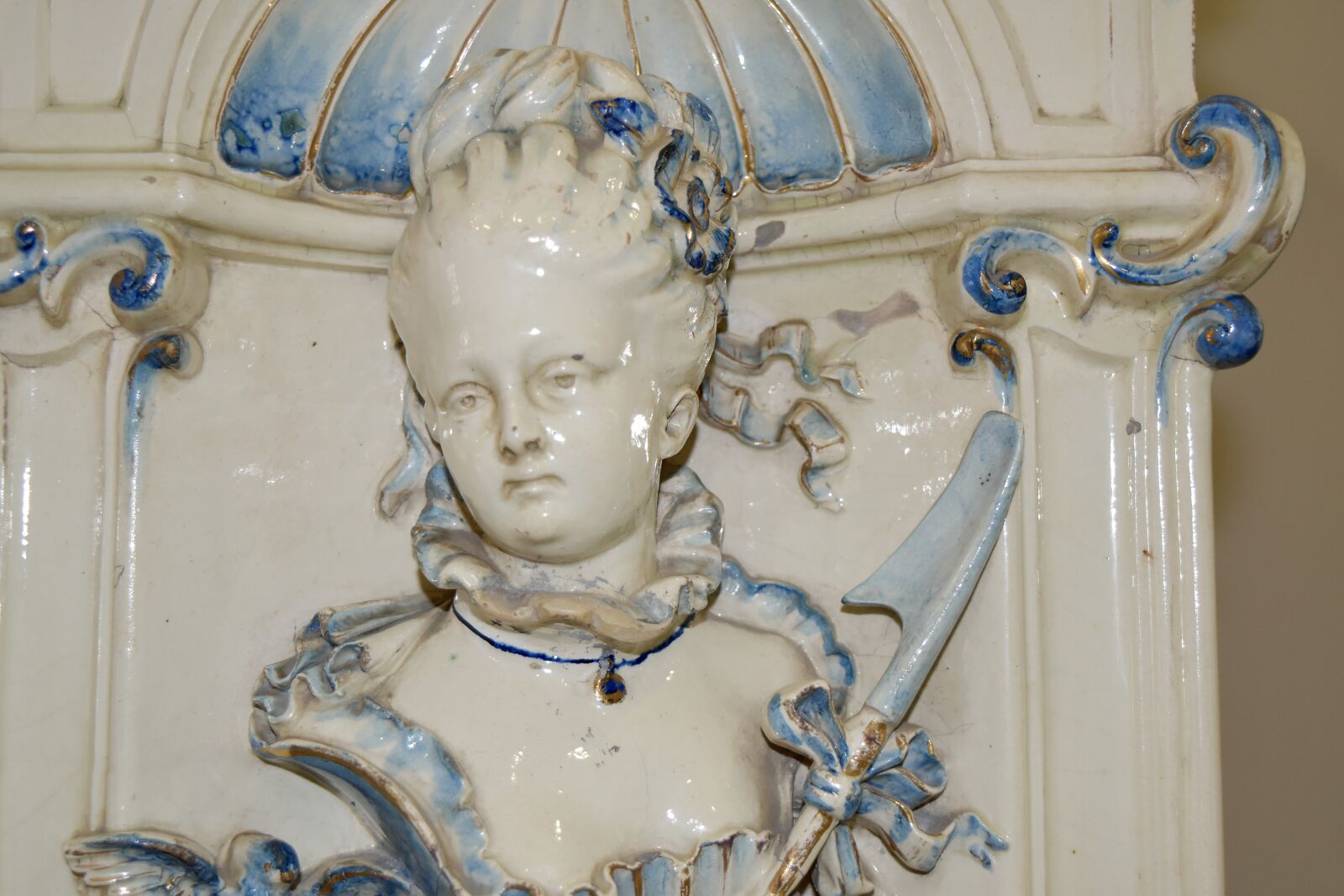 Nikon D5500 sample photo. Baroque, porcelain, portrait, sculpture photography