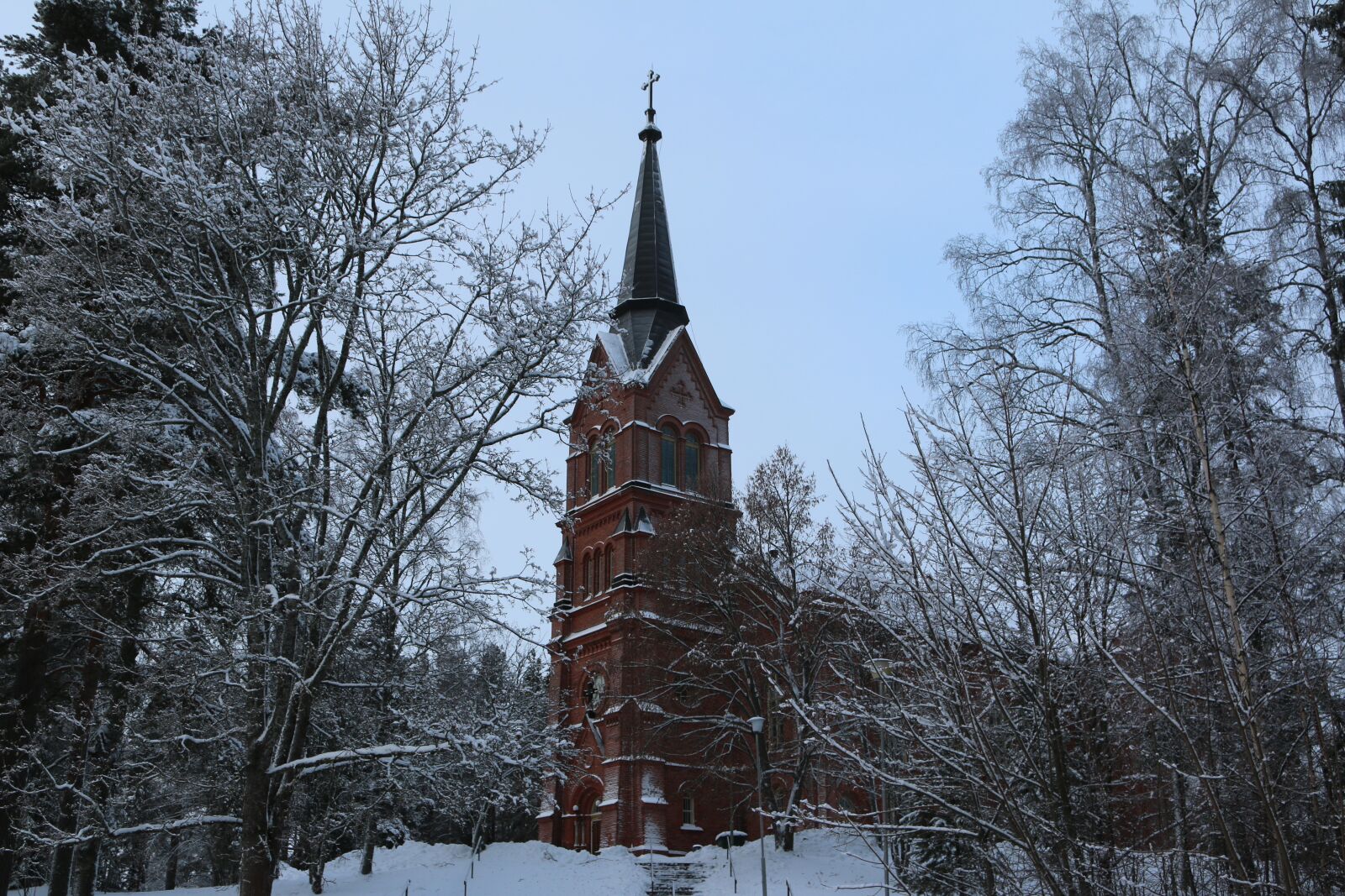 Canon EOS 70D sample photo. Winter, church, landscape photography