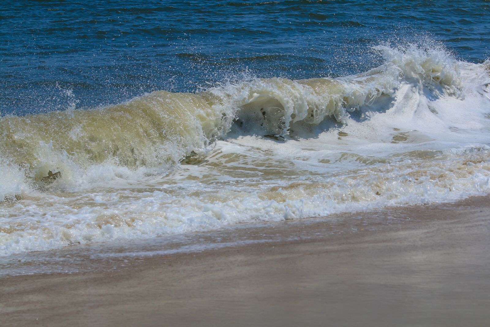 Canon EOS 70D + Canon EF 70-200mm F4L IS USM sample photo. Waves, beach, outer banks photography