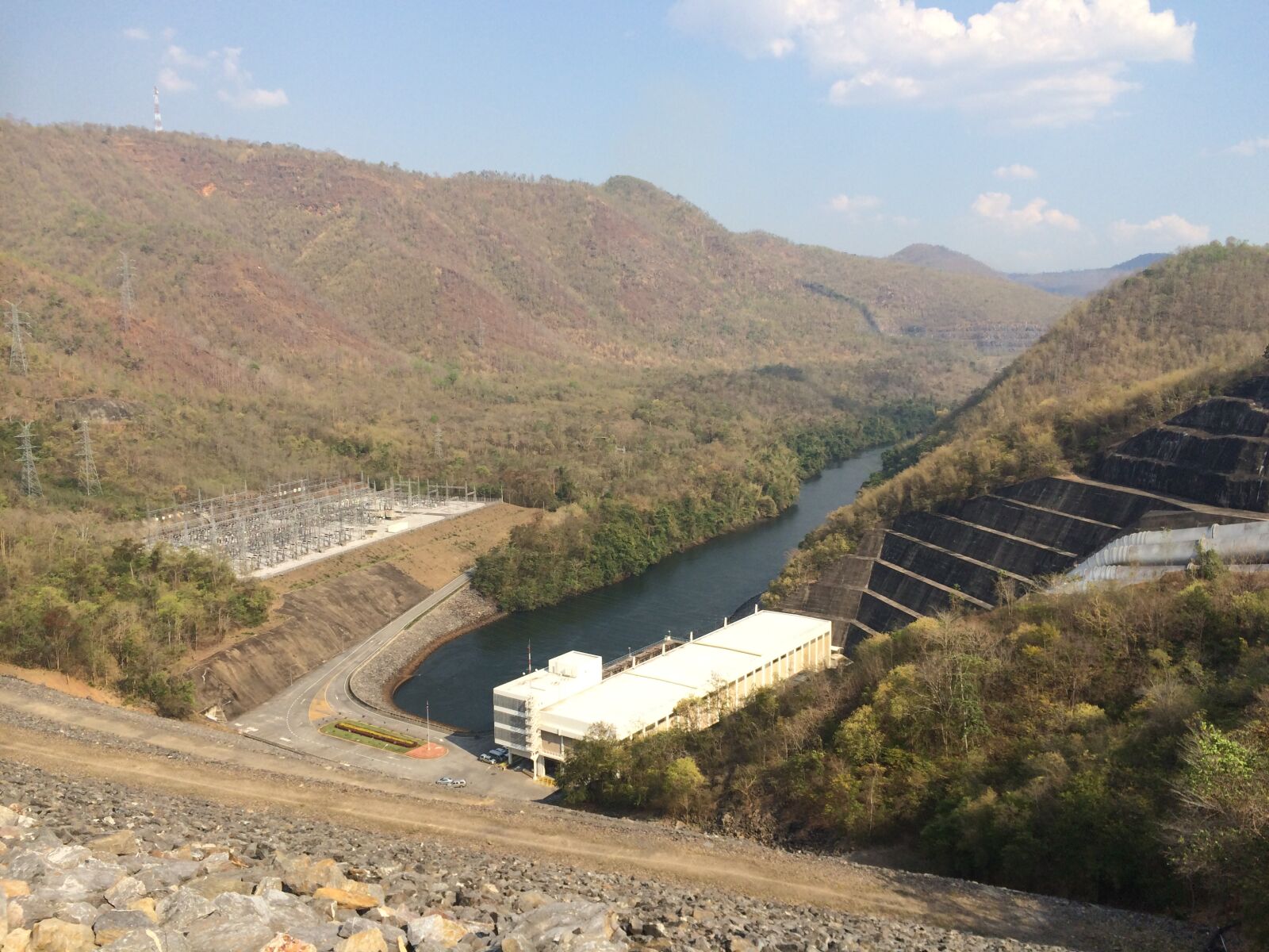 Apple iPhone 5s sample photo. Dam, mountain, thailand photography