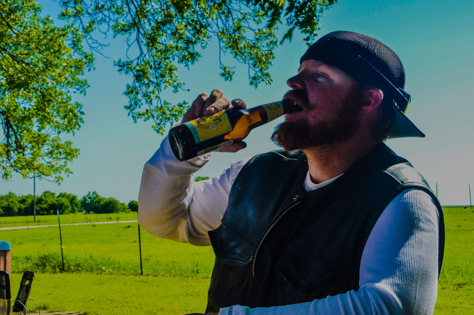 Nikon D3200 sample photo. Beard, beer, beer, bottle photography