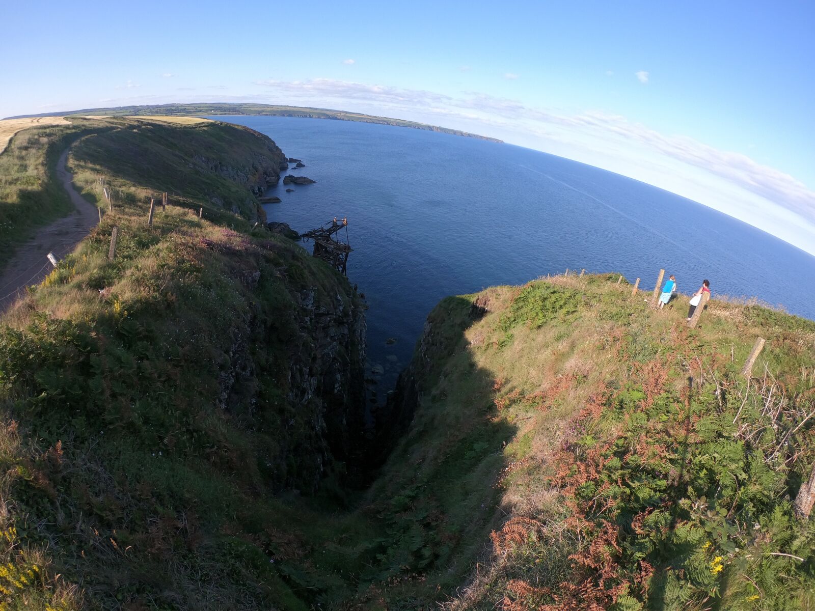 GoPro Hero7 Black sample photo. The cliffs, sea, ocean photography