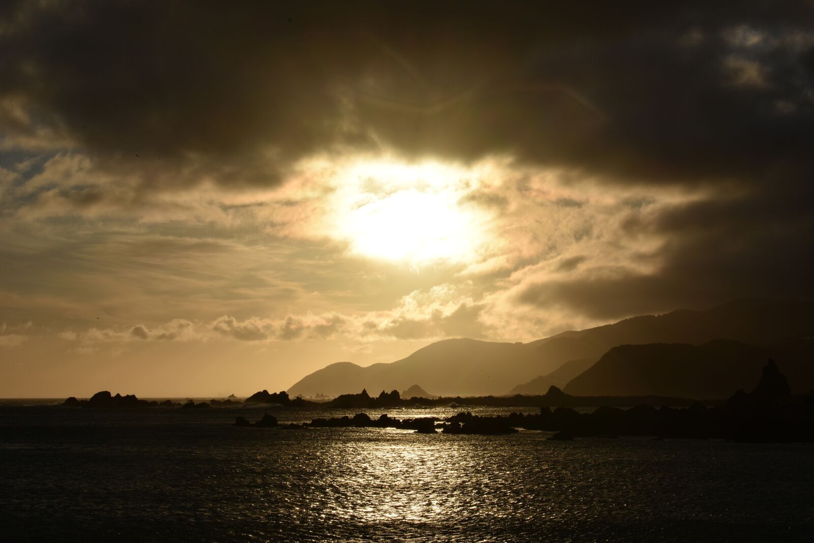 Nikon D3400 sample photo. Sunset, sun, sea photography