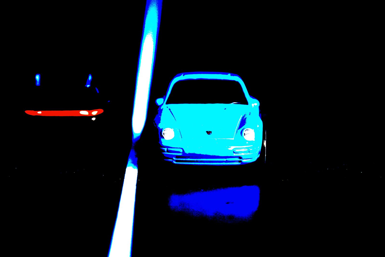 Sony SLT-A77 + Sony DT 18-200mm F3.5-6.3 sample photo. Porsche, toy cars, popart photography