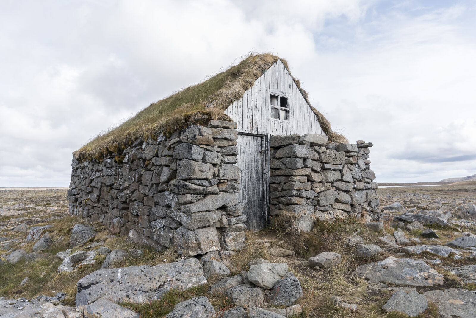 Sony a6300 sample photo. Iceland, protection house, stone photography