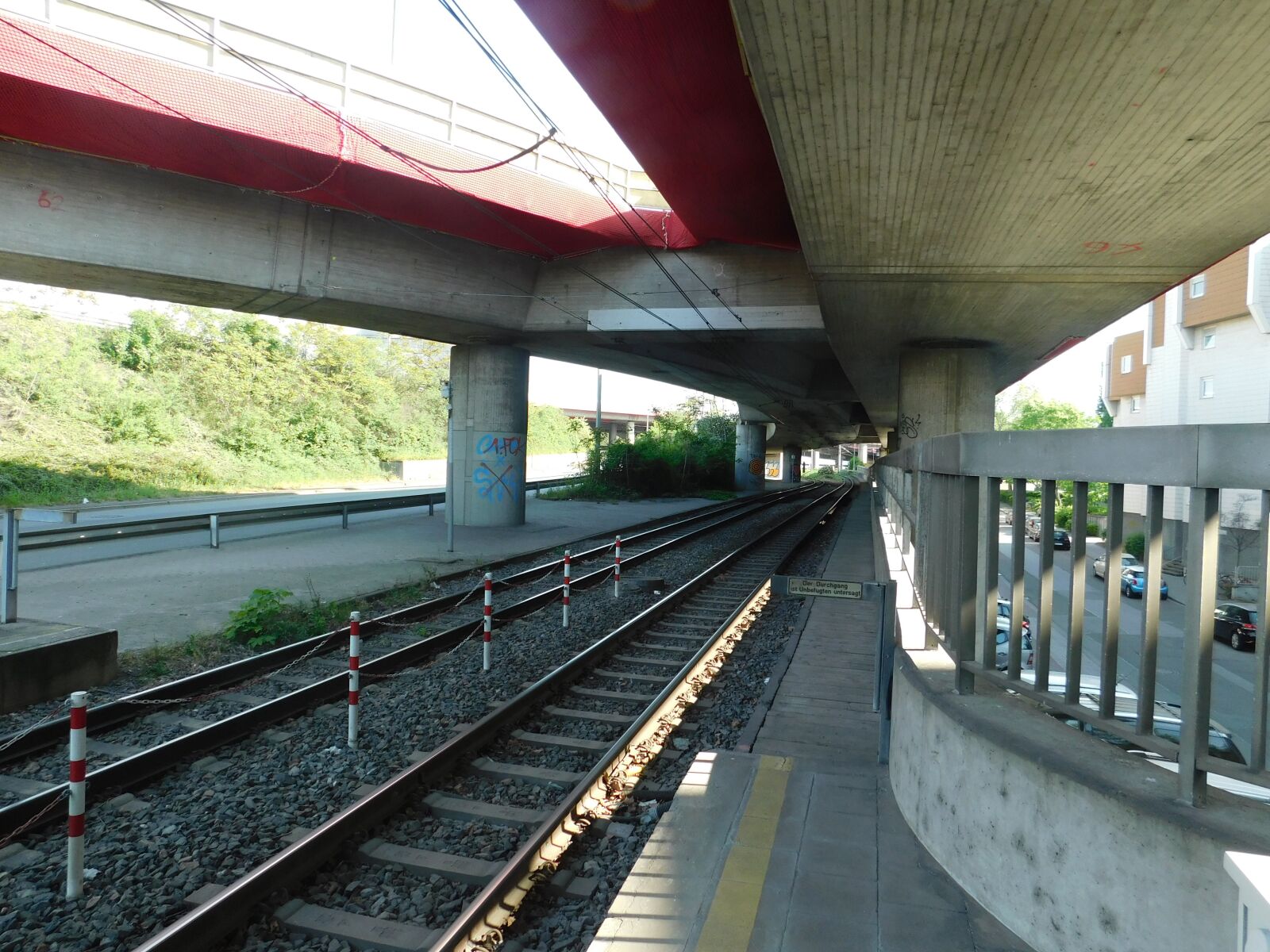 Nikon Coolpix B500 sample photo. Big city, light rail photography
