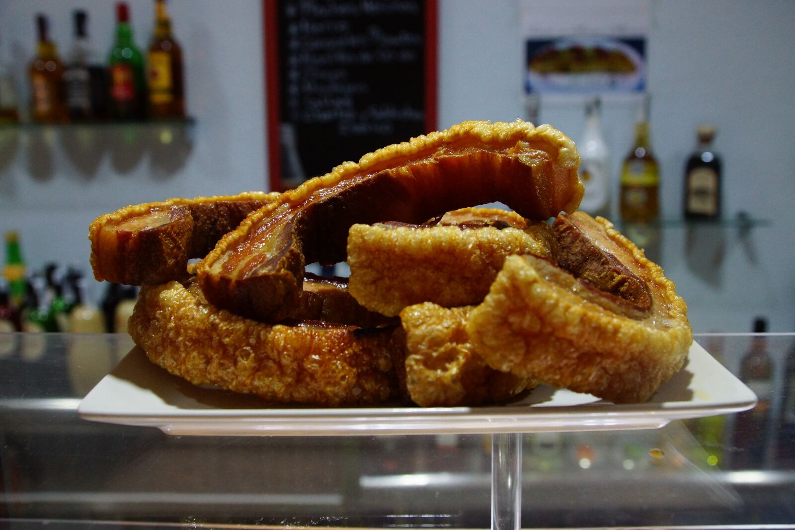 Sony SLT-A77 + Sony DT 16-50mm F2.8 SSM sample photo. Dish, pork, bar photography