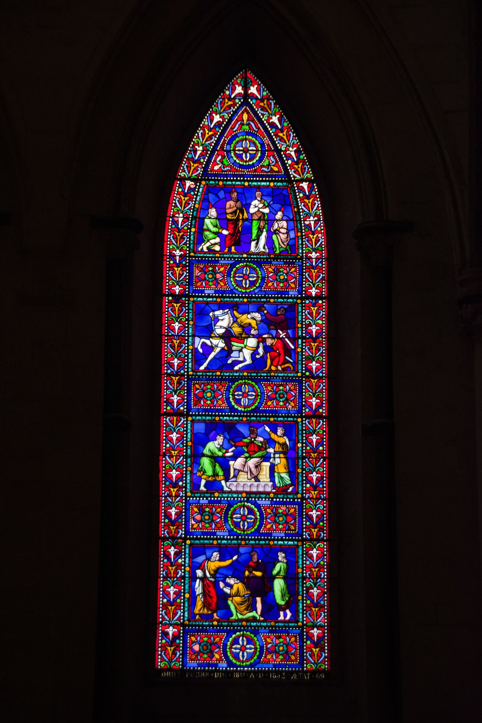 Pentax K-70 sample photo. Church window, lincoln, cathedral photography