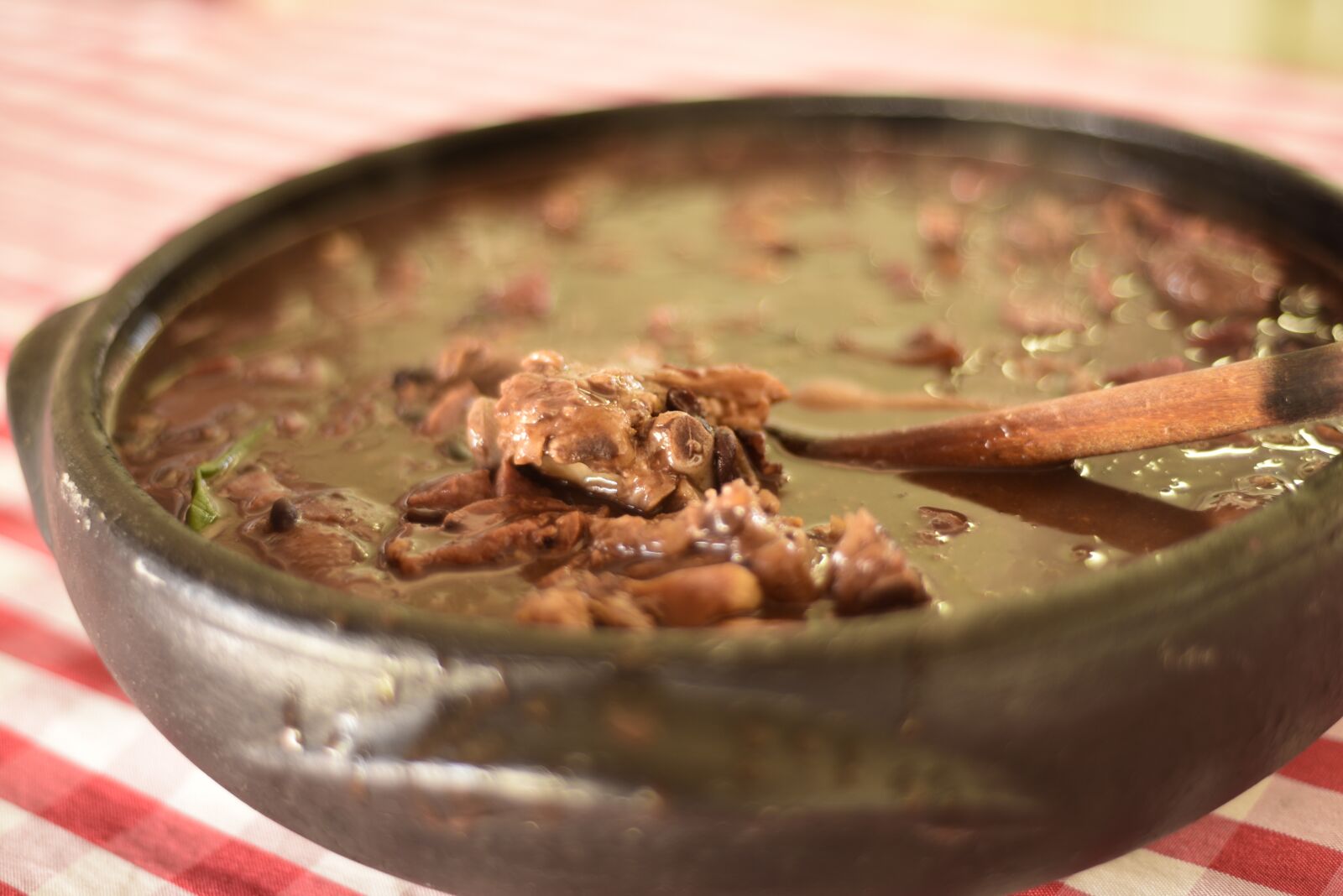 Nikon D750 sample photo. Bean stew, black beans photography