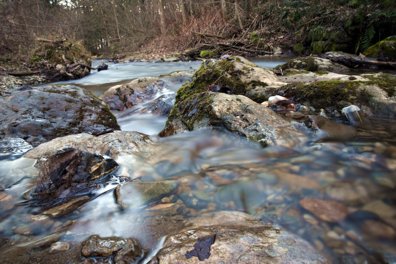 Nikon D3400 sample photo. Long exposure, water, river photography