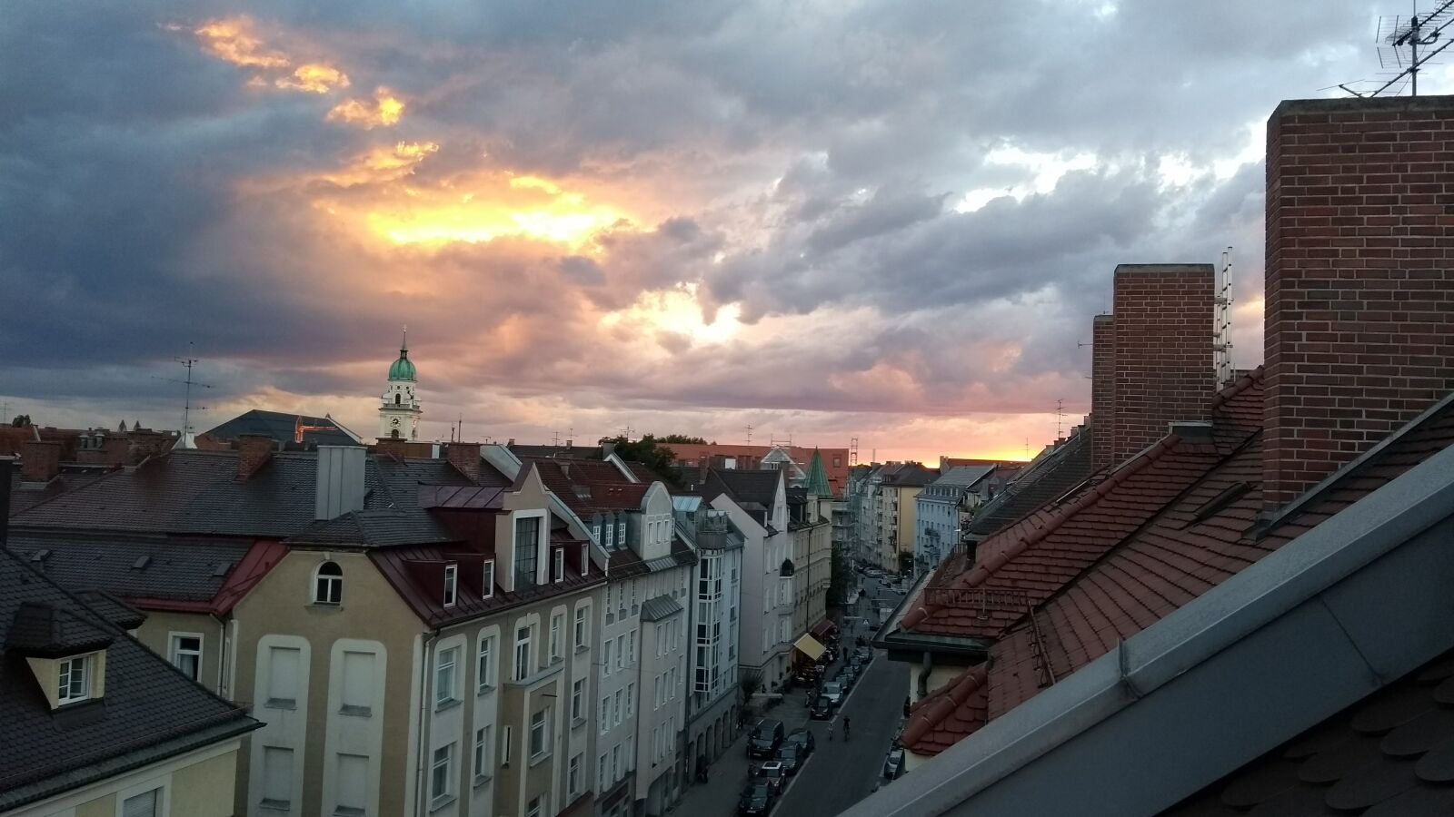 Motorola Moto G (5th Gen) sample photo. Munich, roofs, panoramic view photography