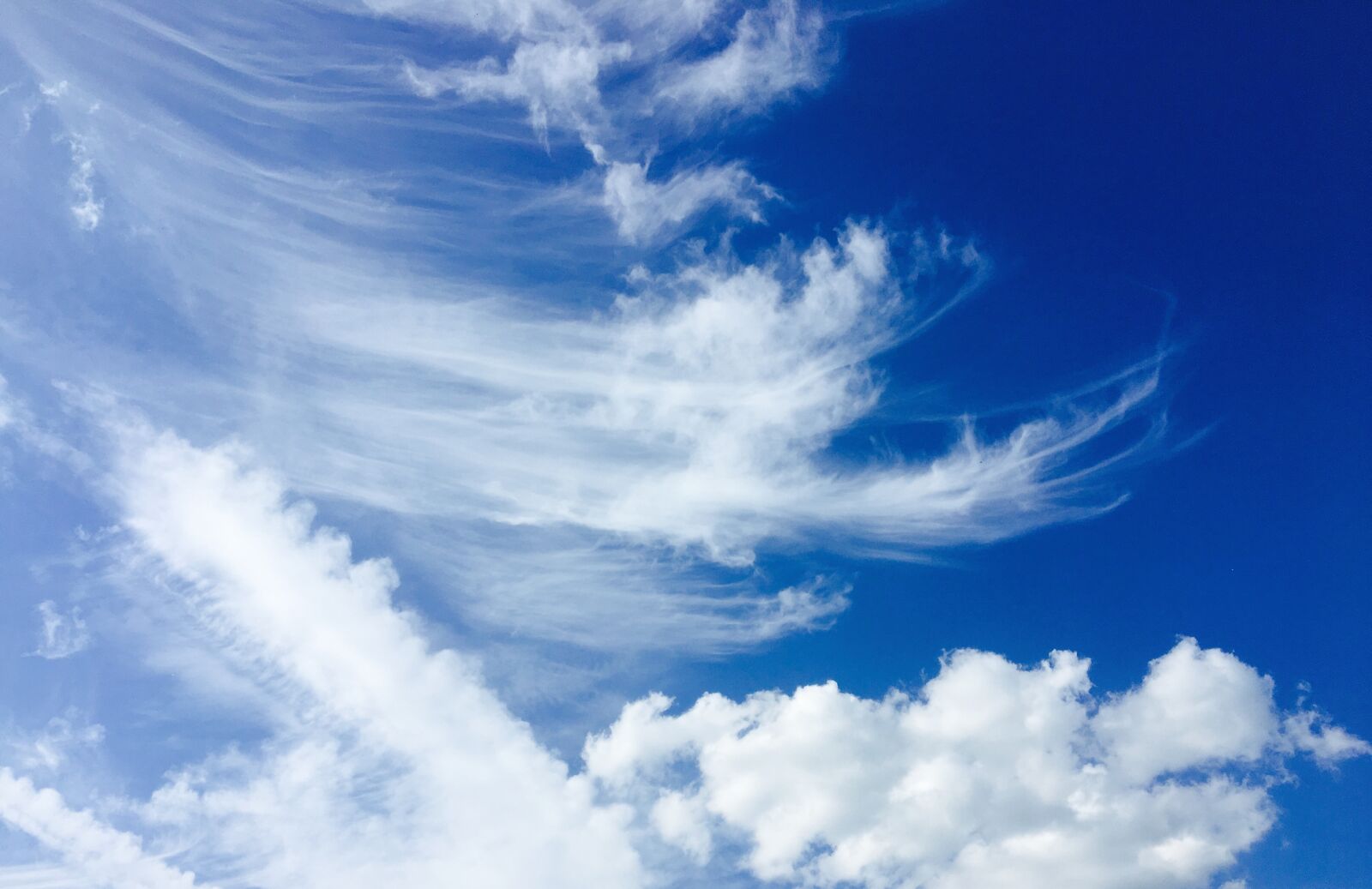 Apple iPhone 6s sample photo. Sky, cloud, blue photography