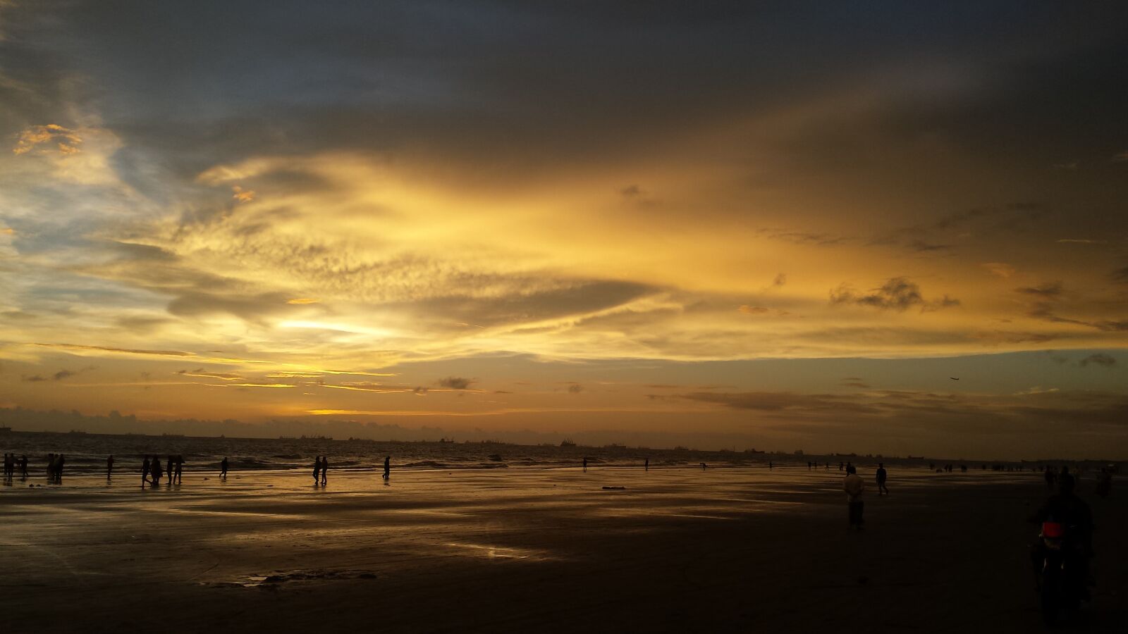 Samsung Galaxy S4 sample photo. Sunset, sky, sea photography