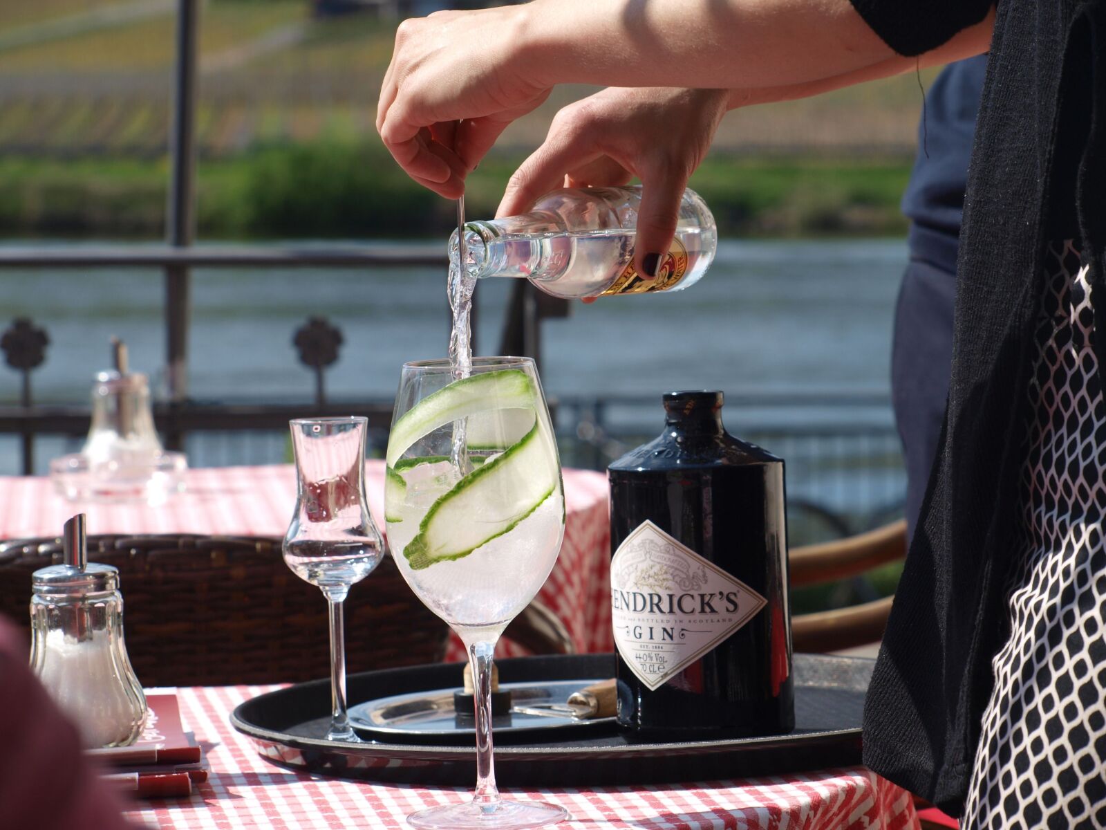 Olympus E-420 (EVOLT E-420) sample photo. Gin, tonic, alcohol photography