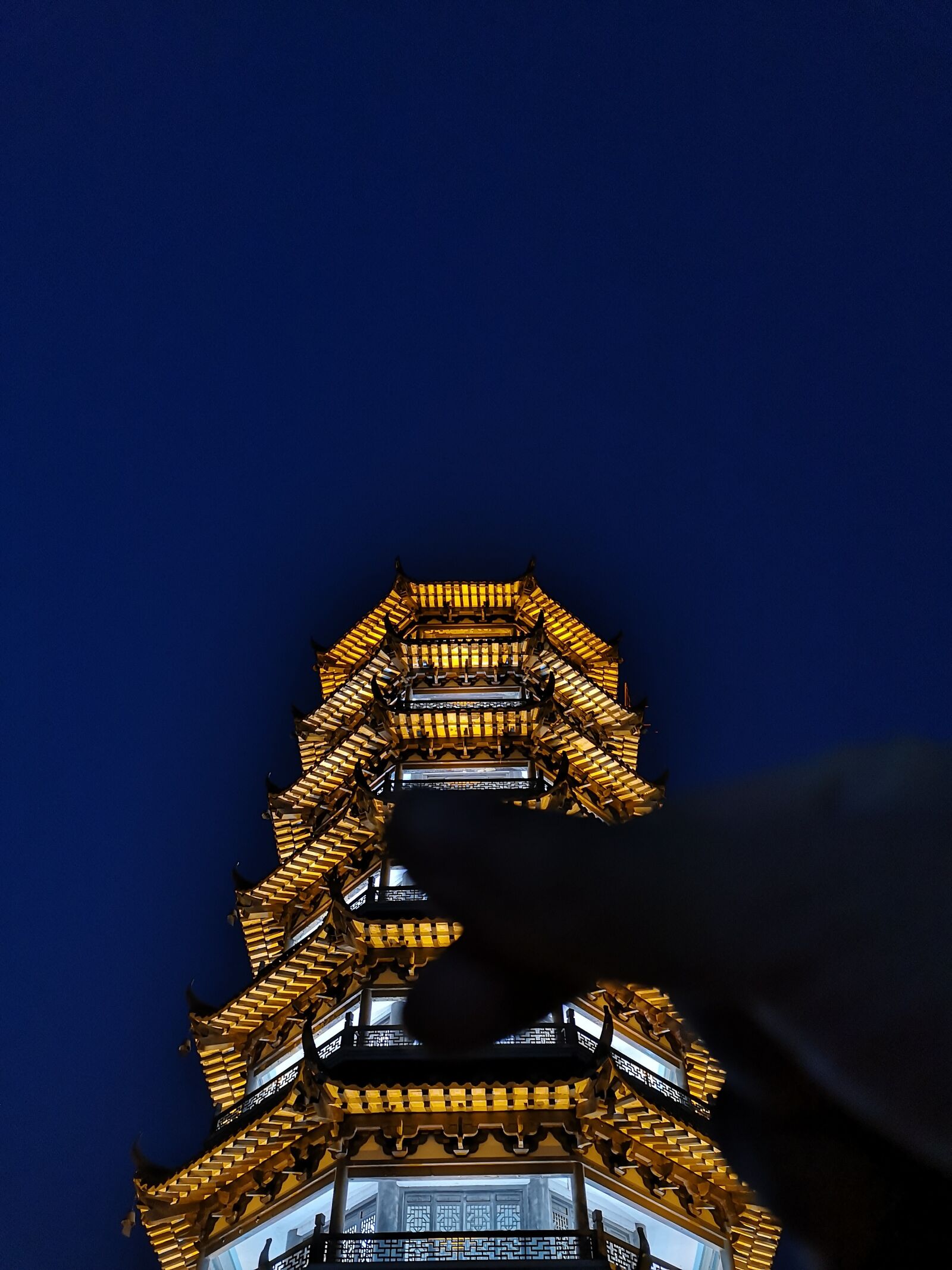 HUAWEI P20 sample photo. Tower, love, night photography
