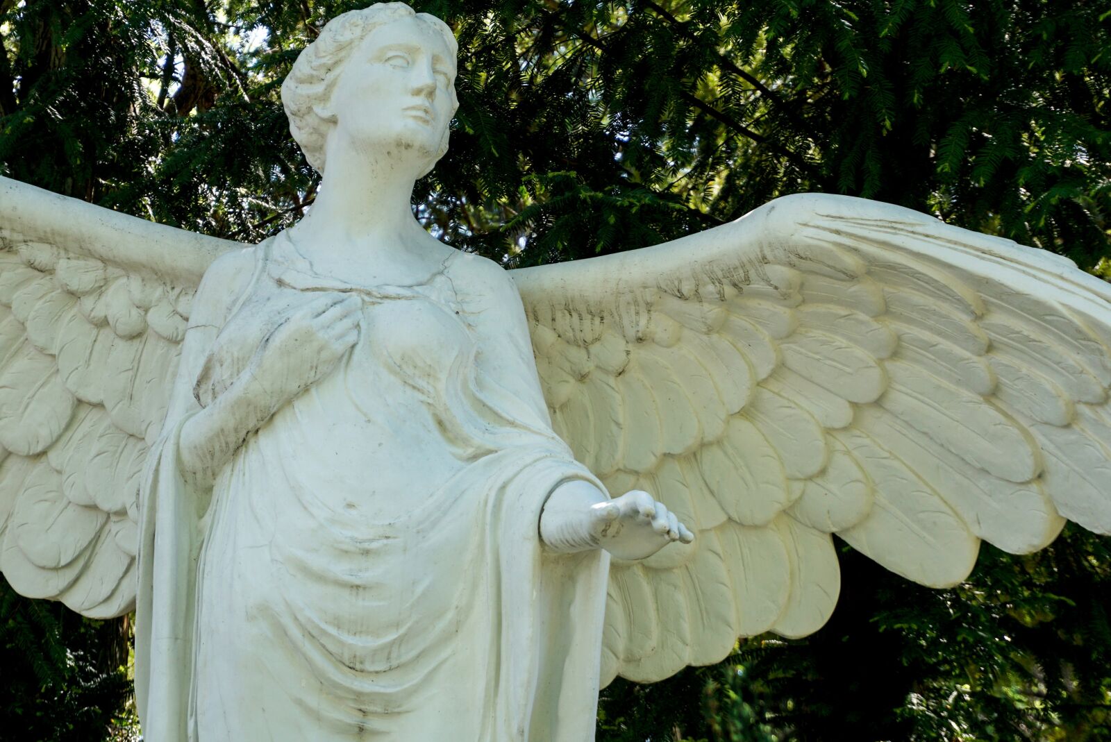Sony a5100 + Sony E 16-50mm F3.5-5.6 PZ OSS sample photo. Angel, sculpture, statue photography