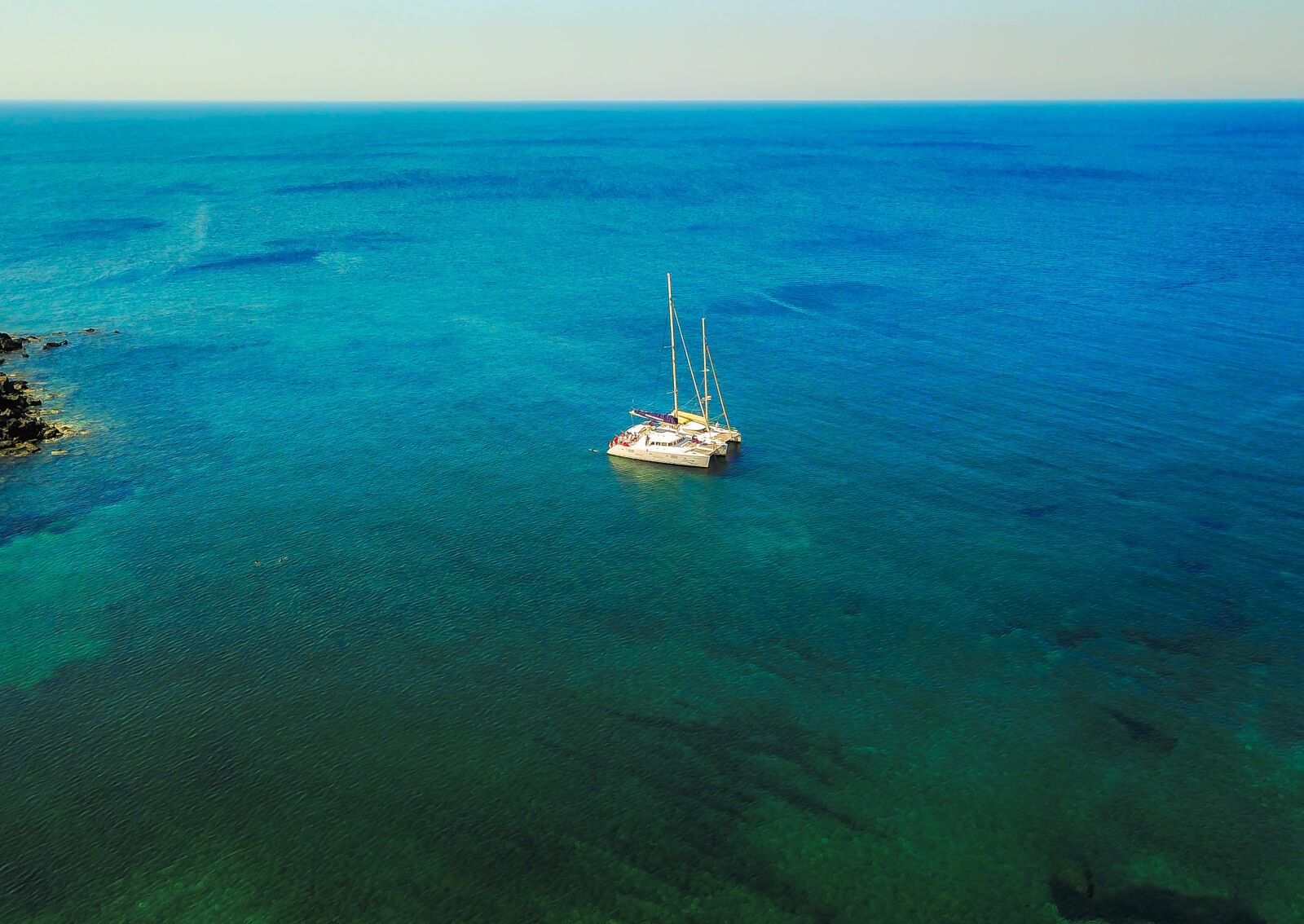 DJI FC220 sample photo. Ship, greece, ocean photography
