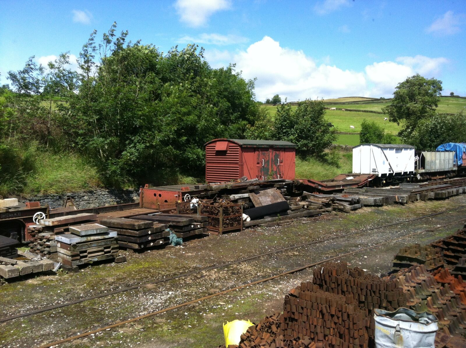 Apple iPhone 4 sample photo. Tracks, rails, disused photography