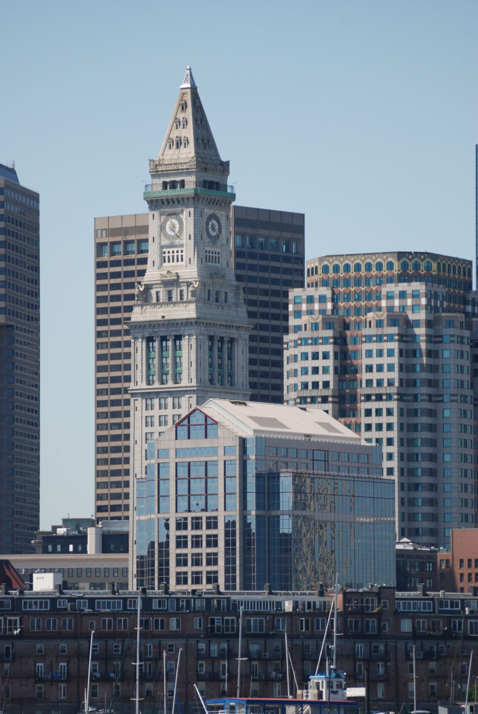 Nikon D80 sample photo. Tower, clock, boston photography
