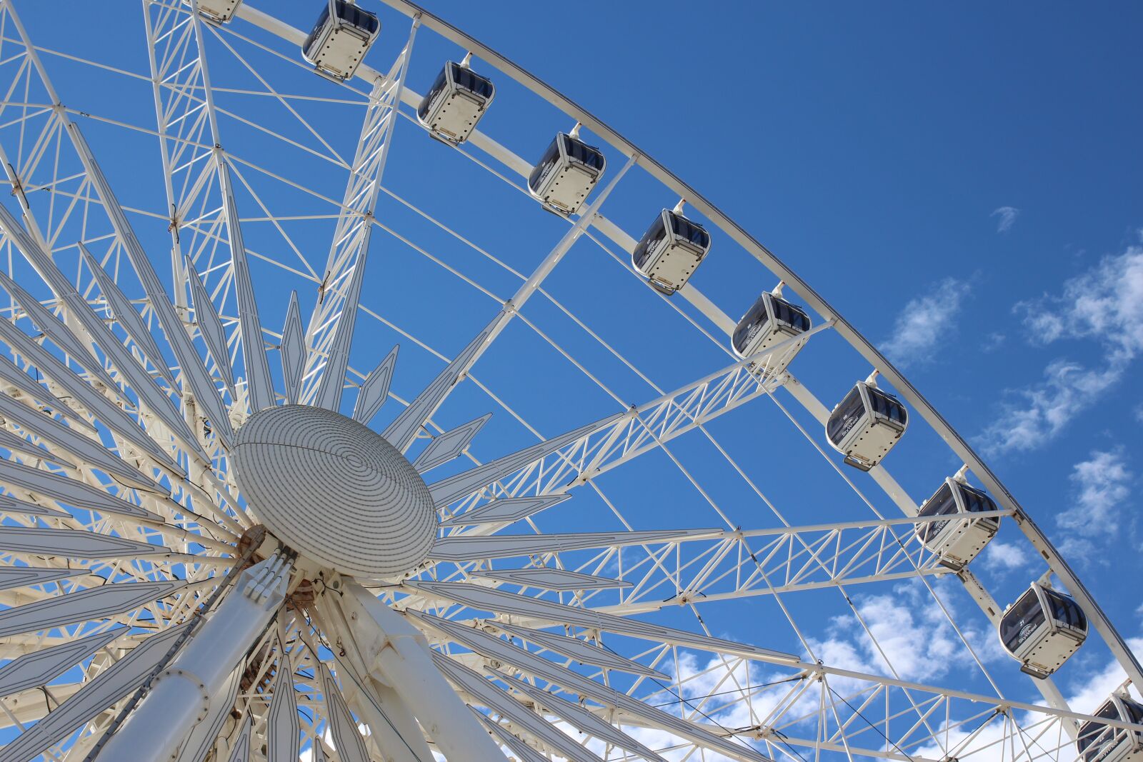 Canon EOS 650D (EOS Rebel T4i / EOS Kiss X6i) + Canon EF 40mm F2.8 STM sample photo. Skywheel, sky, cool photography