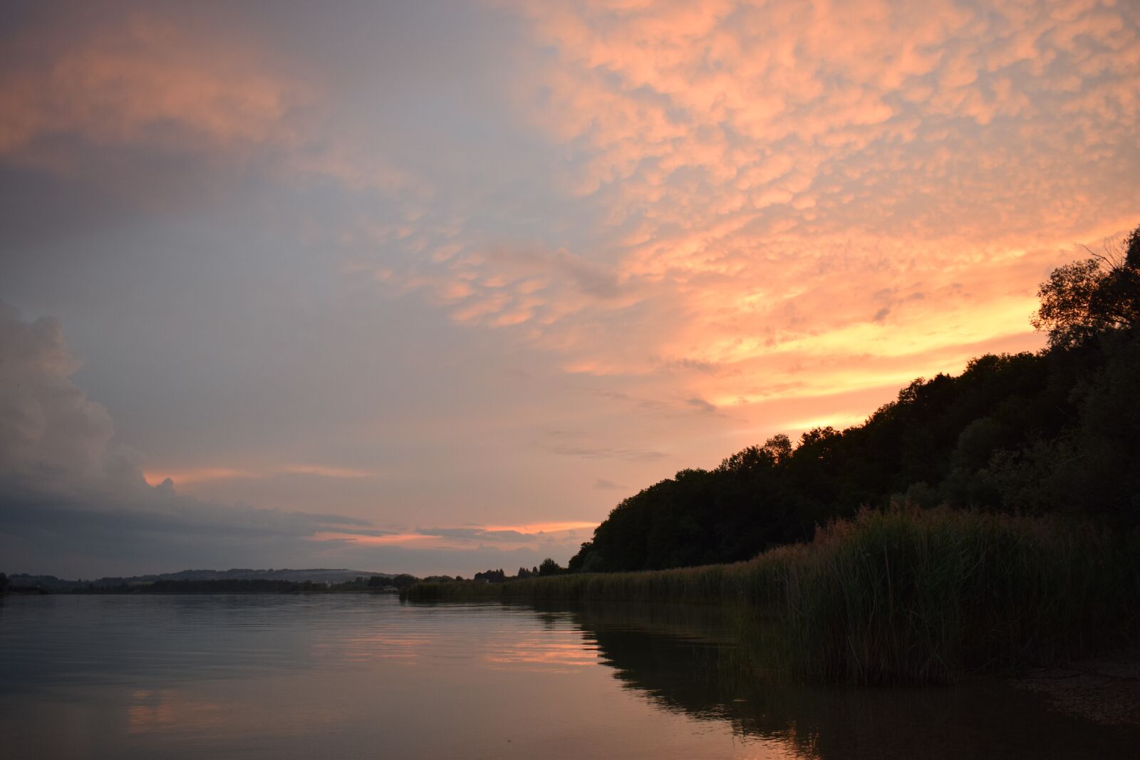 Nikon D5300 sample photo. Chiemsee, sunset, lake photography