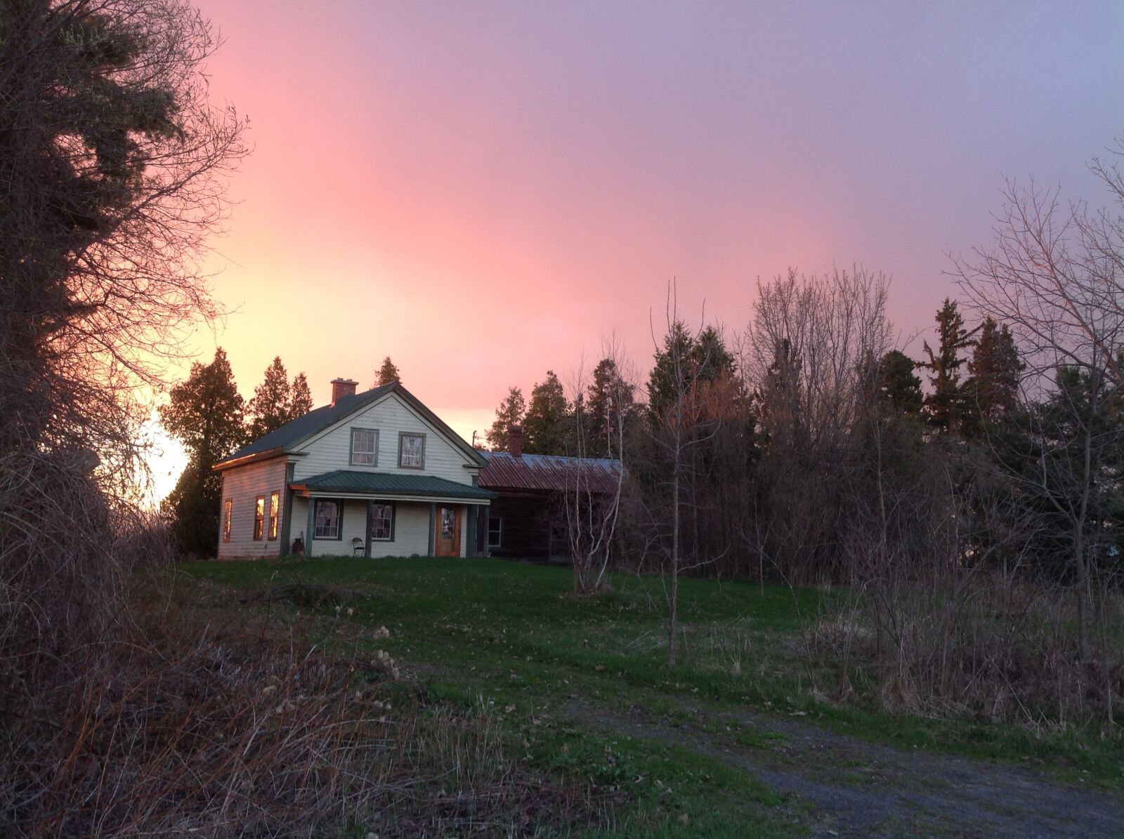 Apple iPad sample photo. House, sunset, sky photography