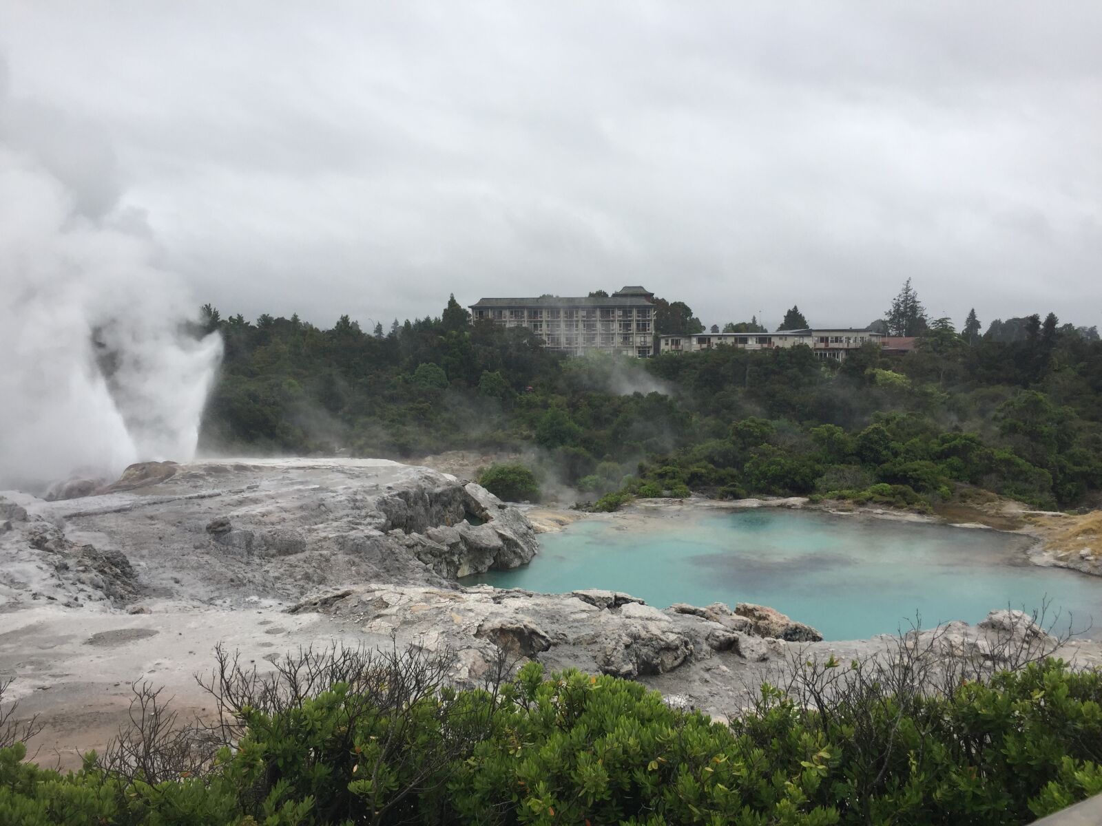 Apple iPhone 6 sample photo. Rotorua, new zealand, geyser photography