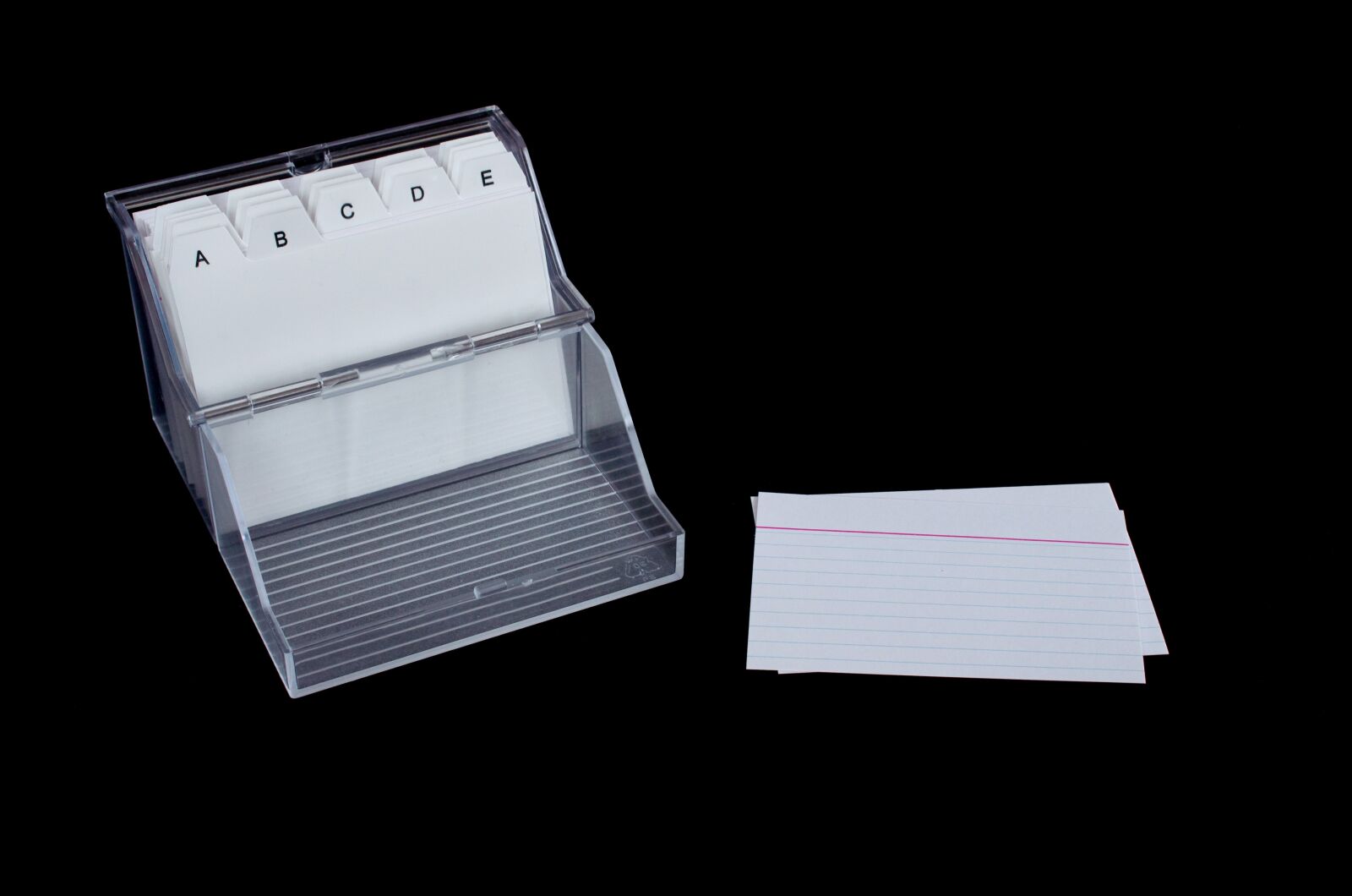 Nikon D5100 sample photo. Index card box, flashcards photography