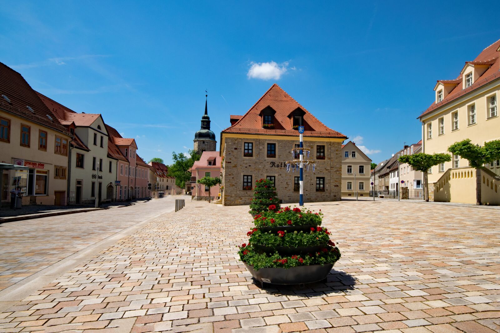 Nikon D5300 sample photo. Town hall, bad lauchst photography