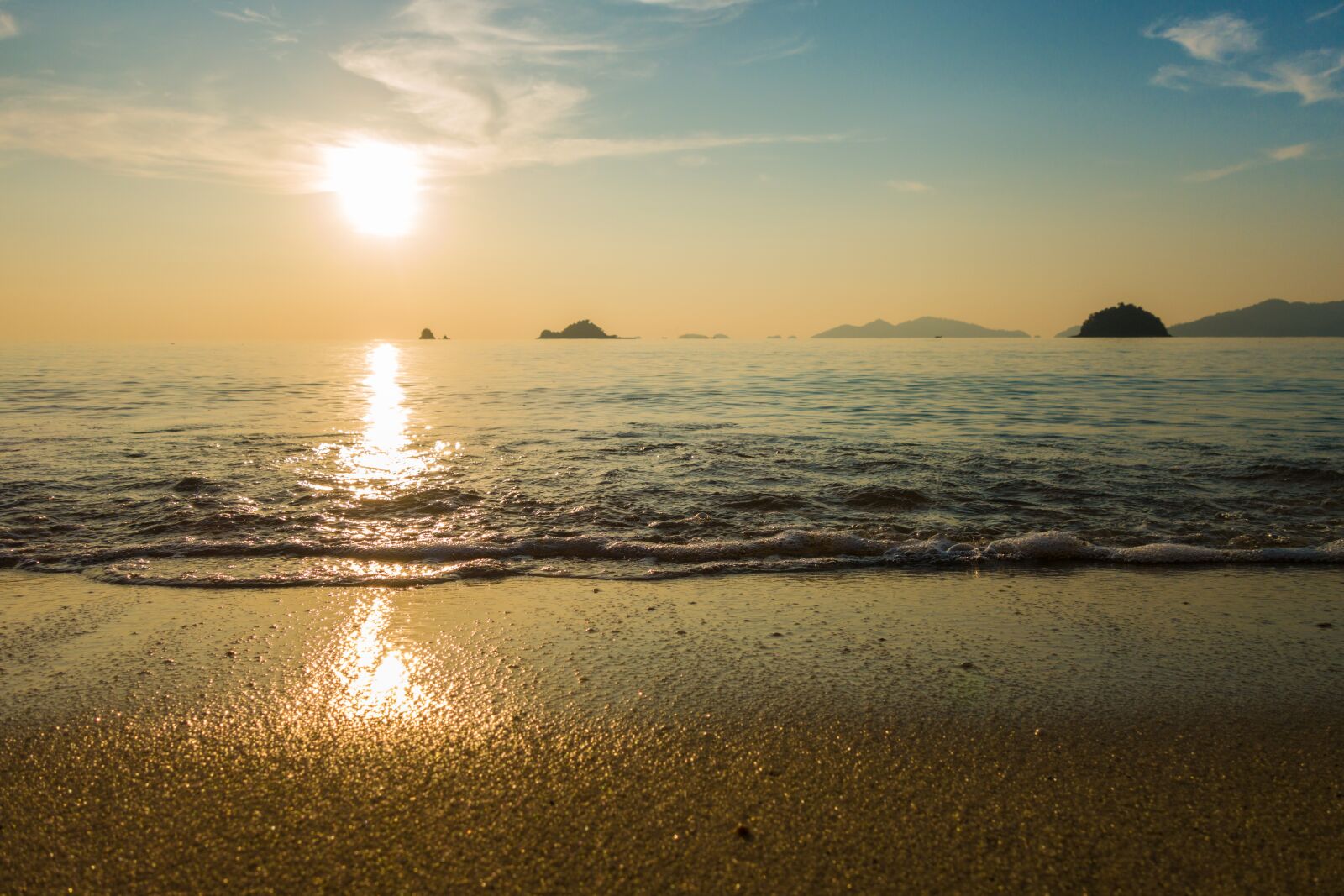 Sony Cyber-shot DSC-RX100 II sample photo. Waters, beach, sunset photography