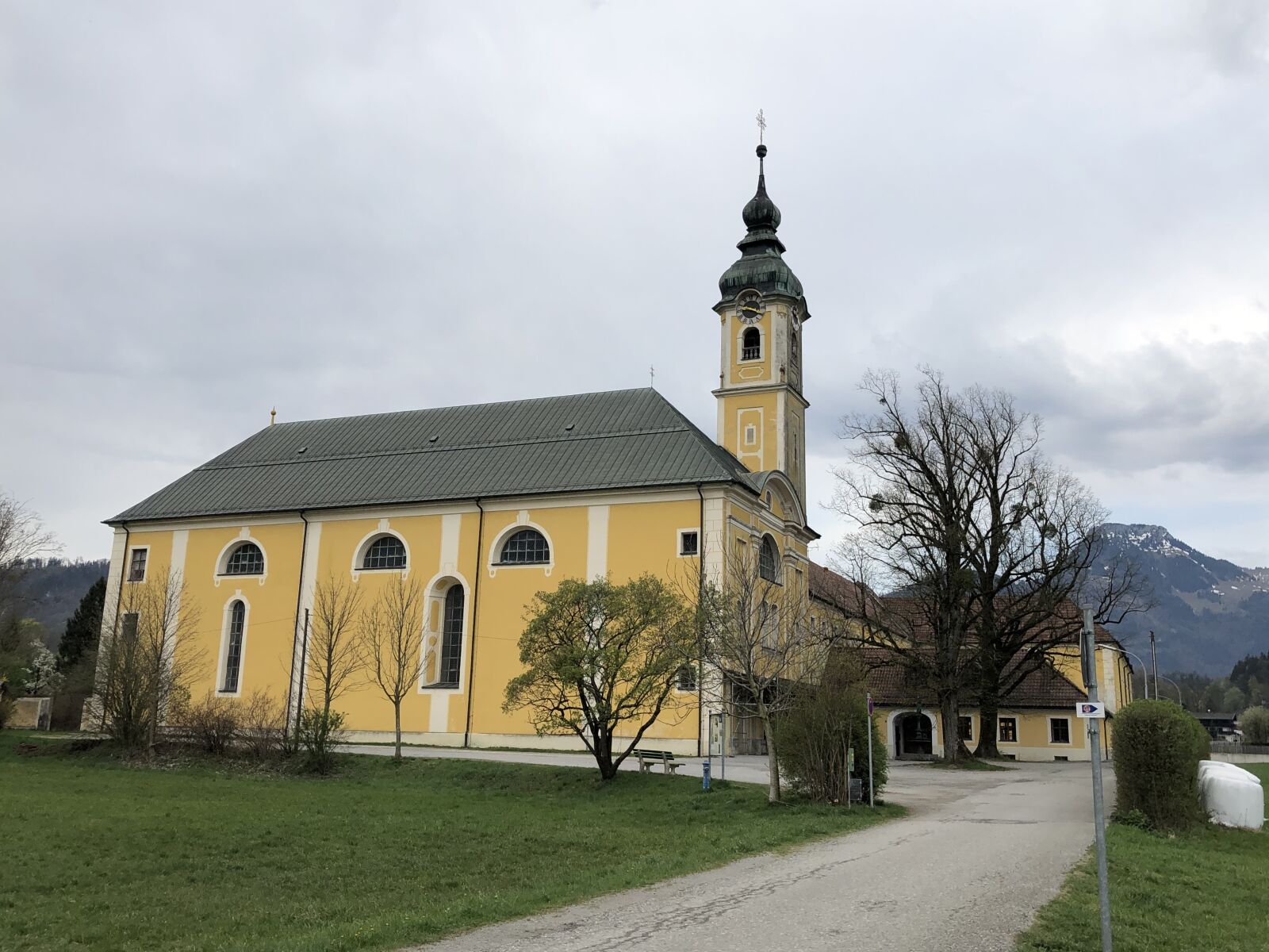 iPhone X back dual camera 4mm f/1.8 sample photo. Monastery, oberaudorf, upper bavaria photography